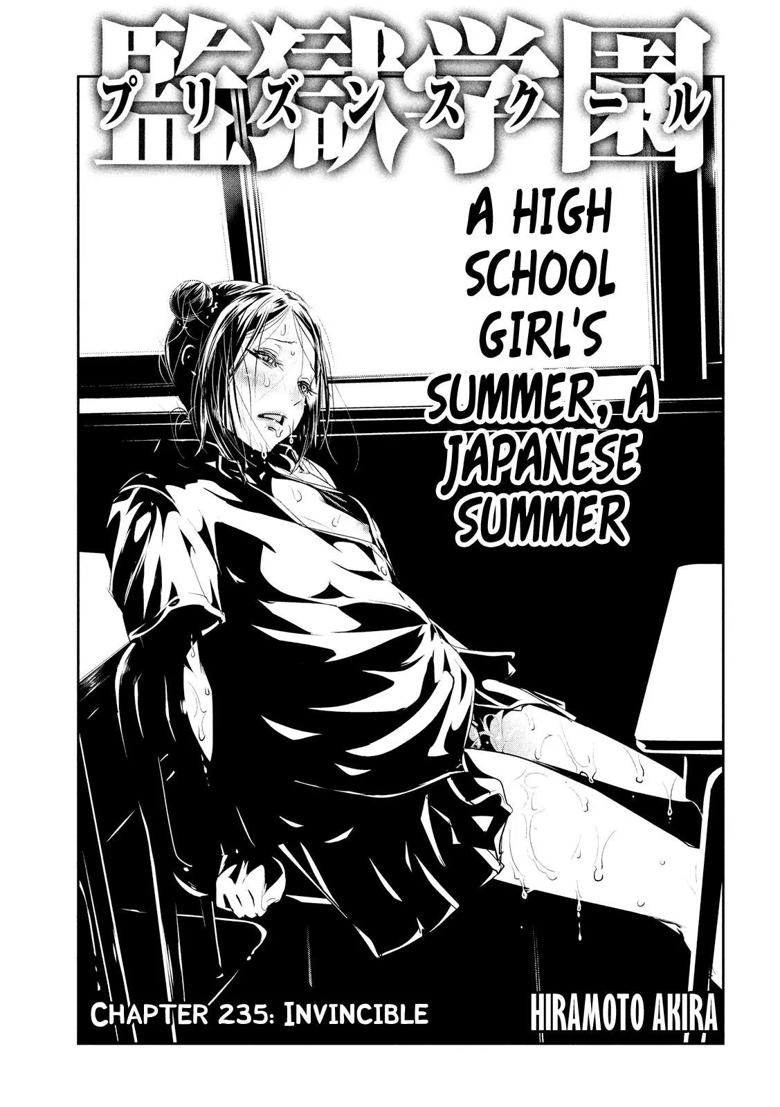 Kangoku Gakuen Chapter 235 page 2 - Chapter 235: Invincible