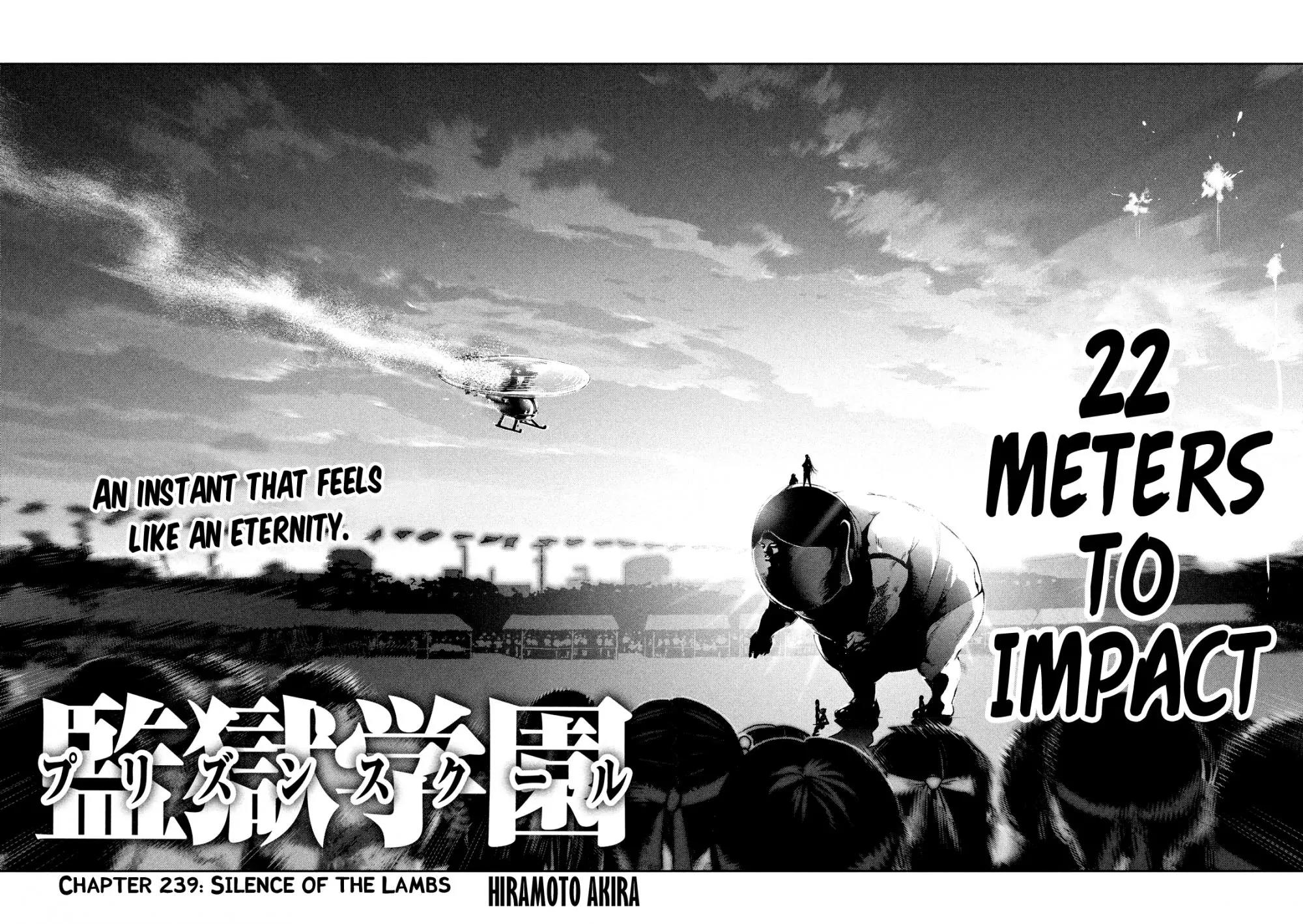 Kangoku Gakuen Chapter 239 page 3 - Chapter 239: Silence of the lambs