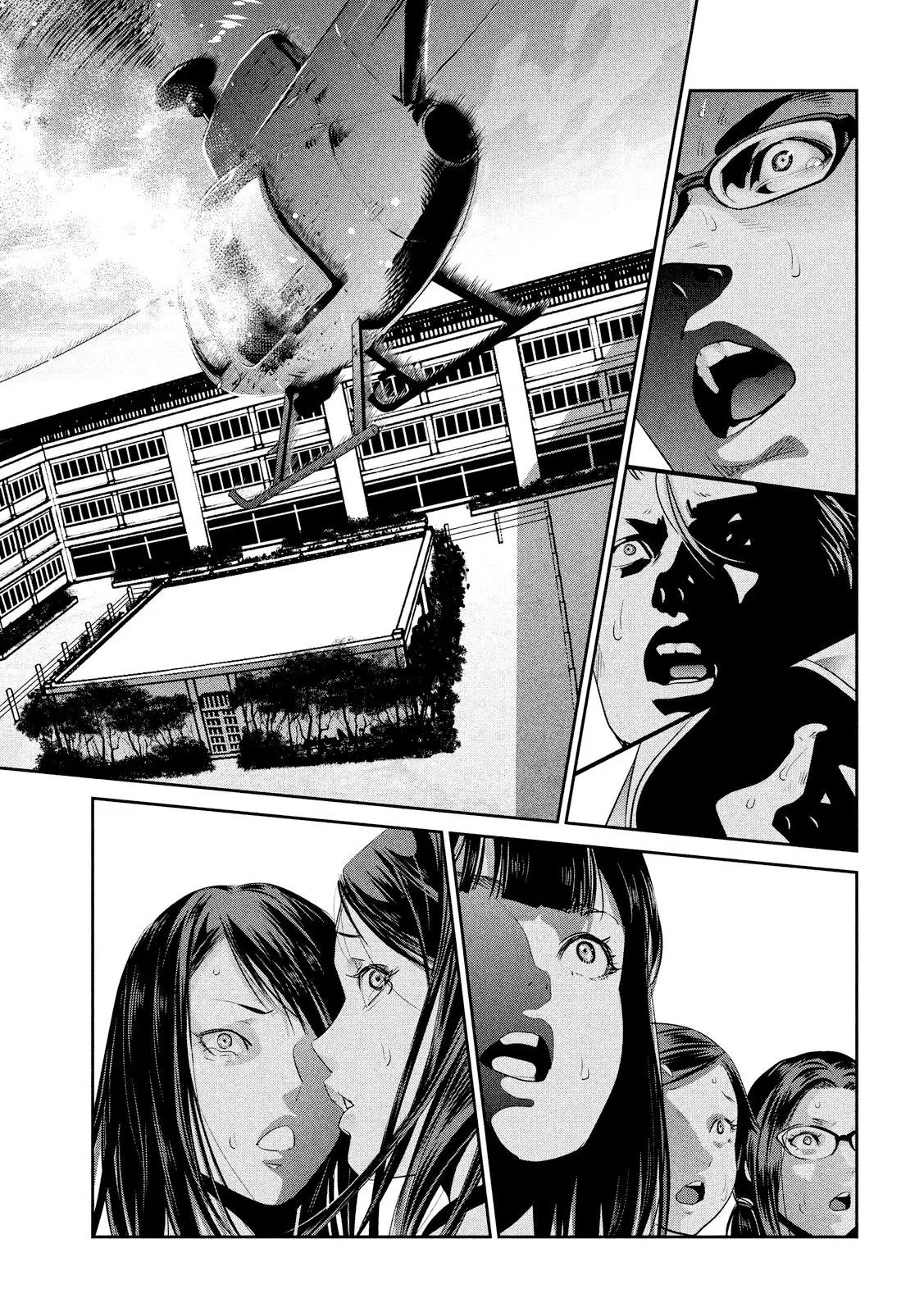 Kangoku Gakuen Chapter 240 page 12 - Chapter 240: Black Hawk Down
