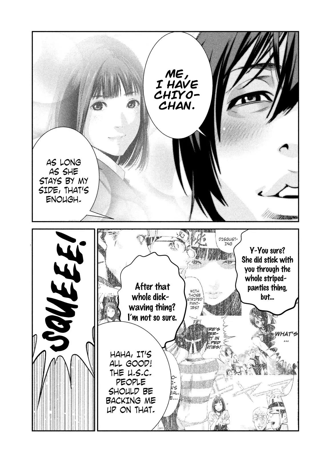 Kangoku Gakuen Chapter 241 page 12 - Chapter 241: Postwoman in the Mountains