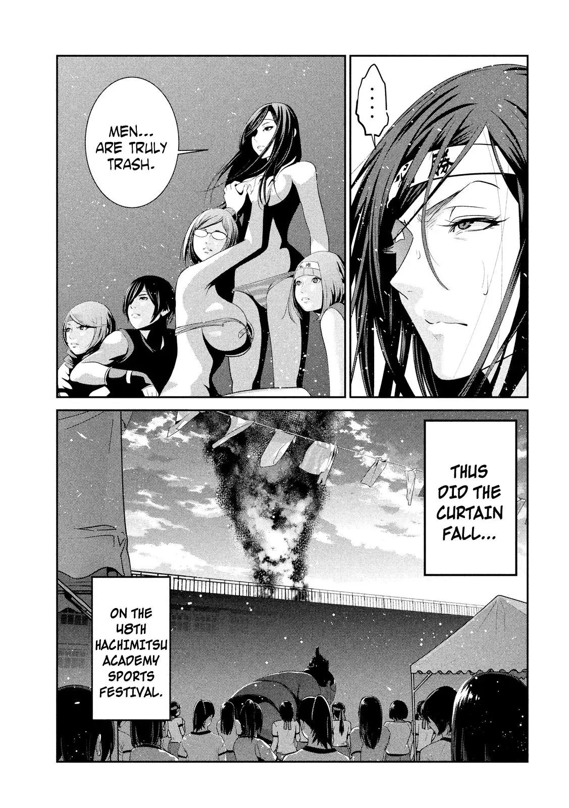 Kangoku Gakuen Chapter 241 page 4 - Chapter 241: Postwoman in the Mountains