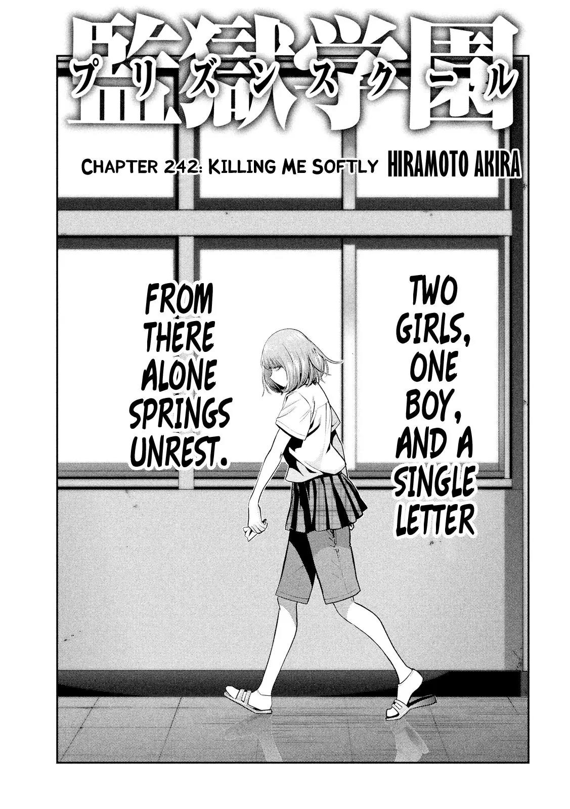 Kangoku Gakuen Chapter 242 page 2 - Chapter 242: Killing Me Softly