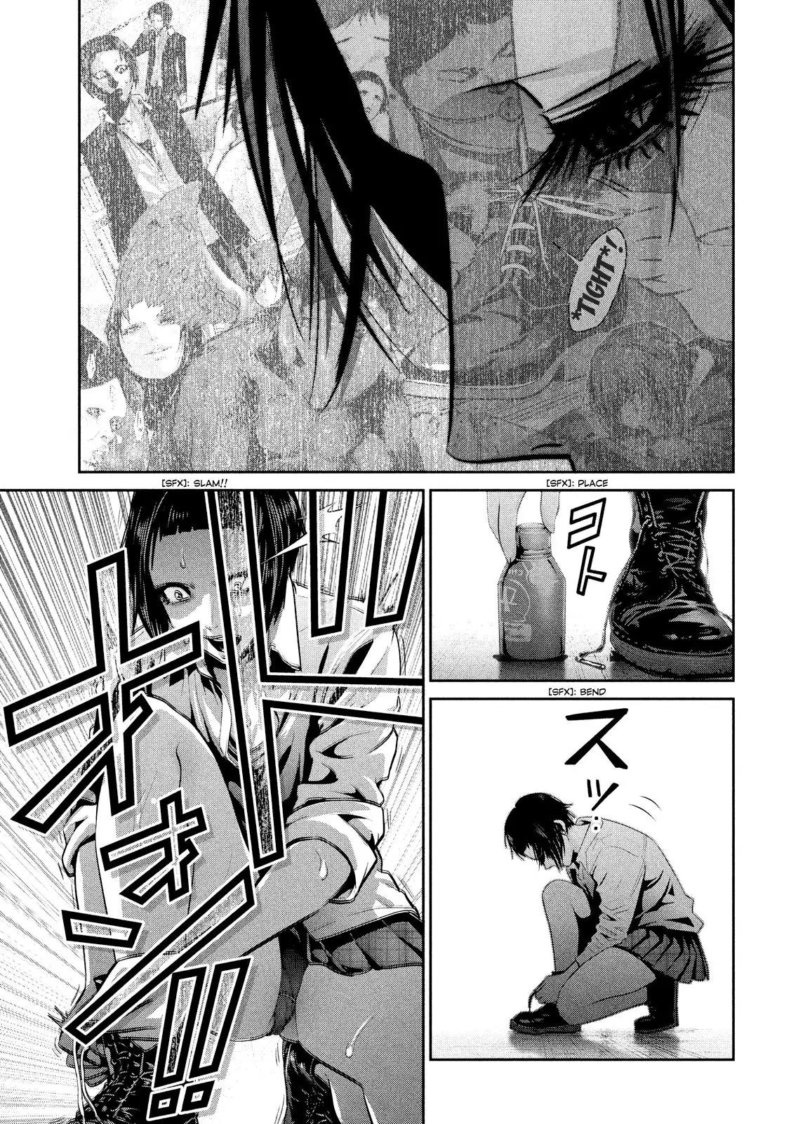 Kangoku Gakuen Chapter 247 page 14 - Chapter 247: While the Women are Throwing