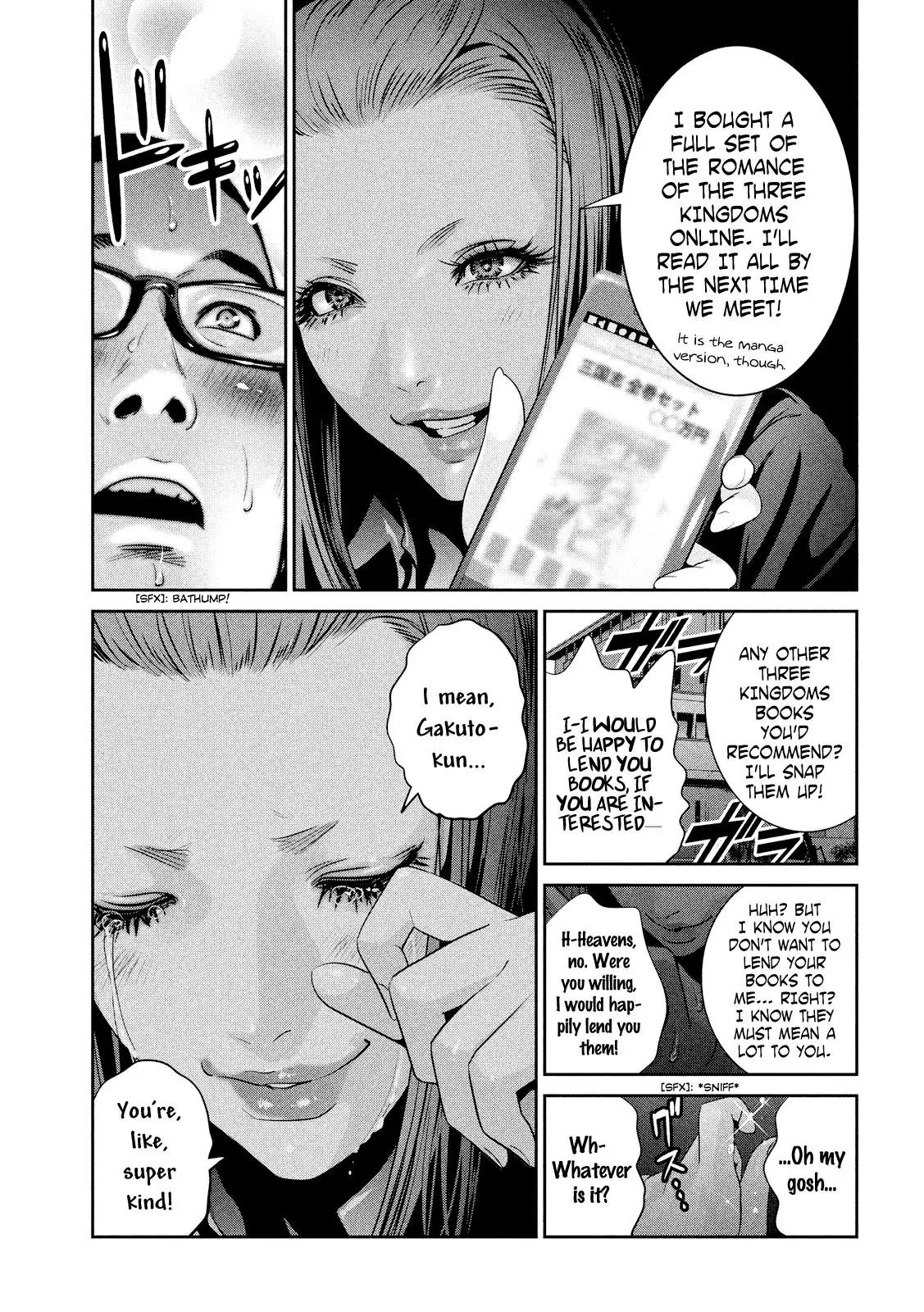 Kangoku Gakuen Chapter 247 page 8 - Chapter 247: While the Women are Throwing