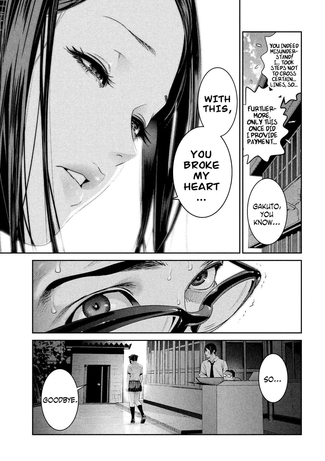 Kangoku Gakuen Chapter 249 page 10 - Chapter 249: The Long Excuse