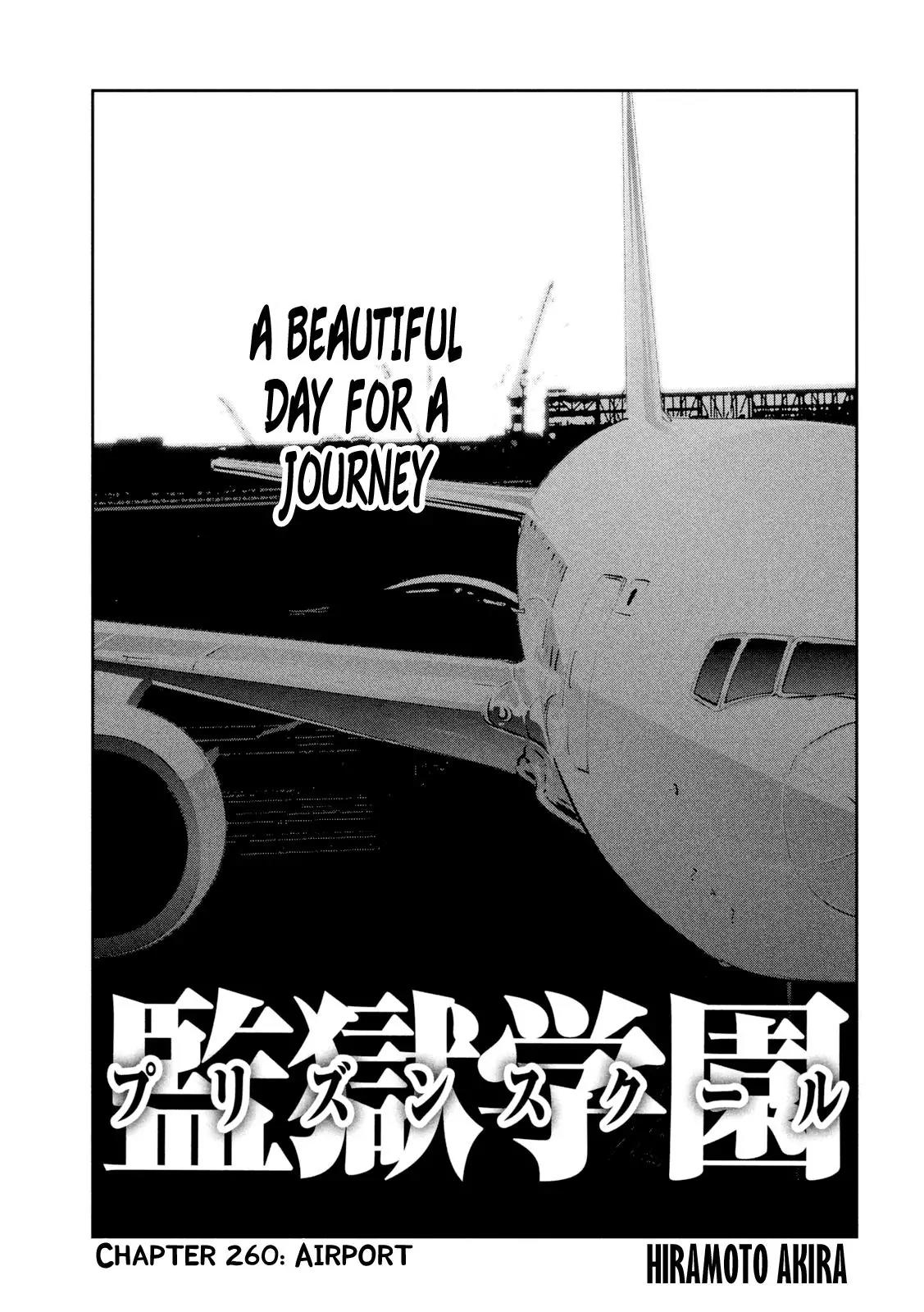 Kangoku Gakuen Chapter 260 page 2 - Chapter 260: Airport