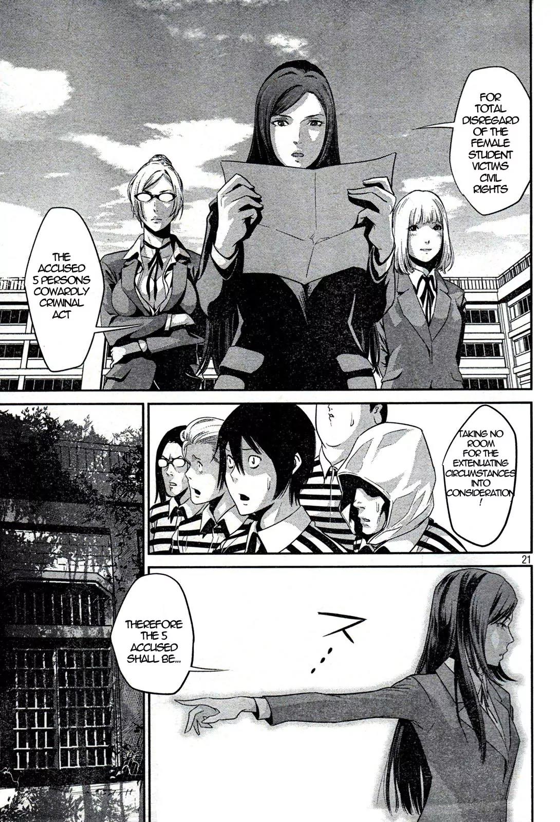 Kangoku Gakuen Chapter 3 page 21 - Chapter 3 : Prison