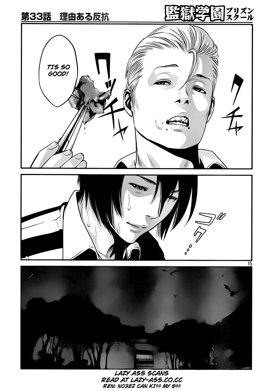 Kangoku Gakuen Chapter 33 page 15 - Chapter 33 : Opposition With Reason
