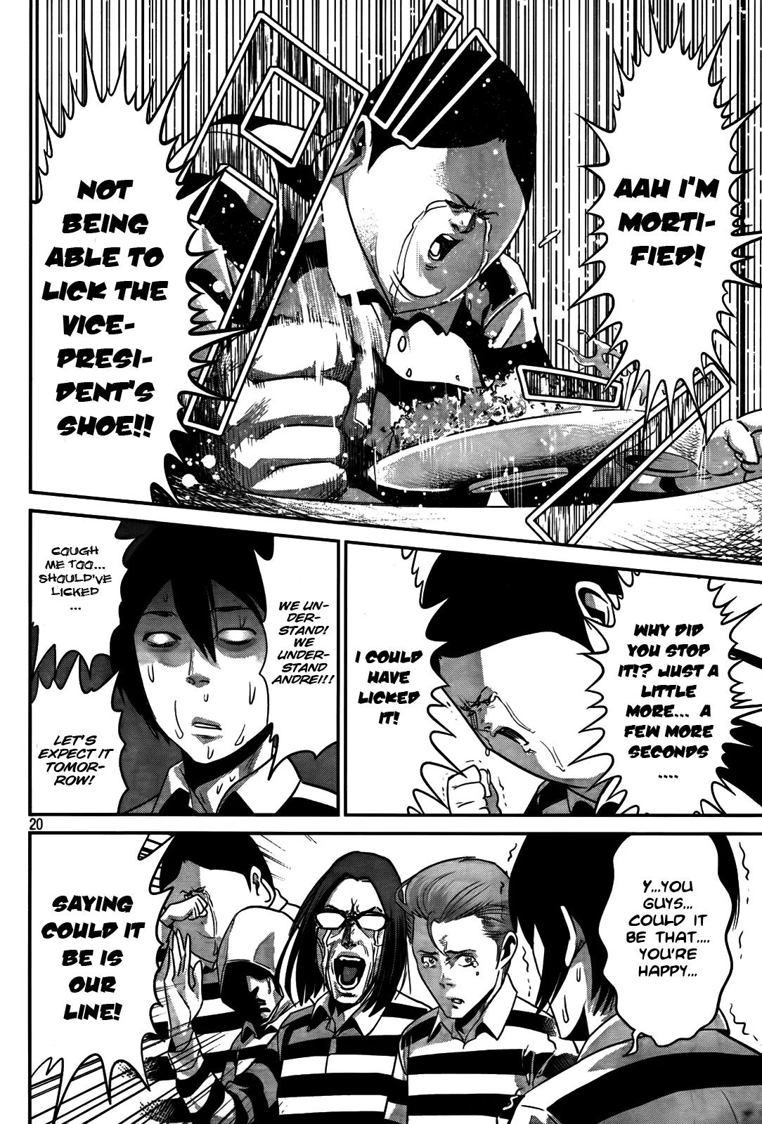 Kangoku Gakuen Chapter 4 page 20 - Chapter 4 : Stick to the Barricade