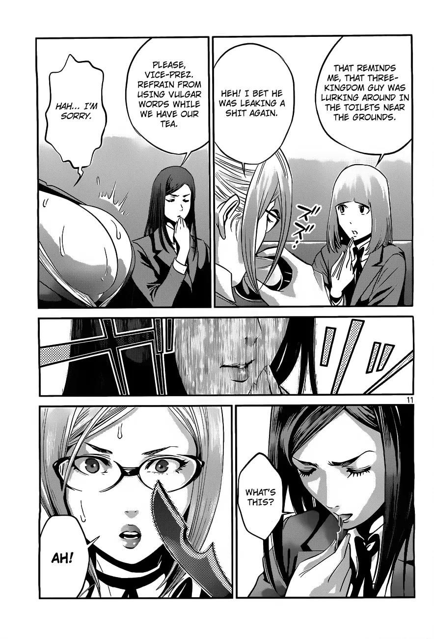 Kangoku Gakuen Chapter 42 page 12 - Chapter 42: The Delicious Restaurant of the Vice-Prez