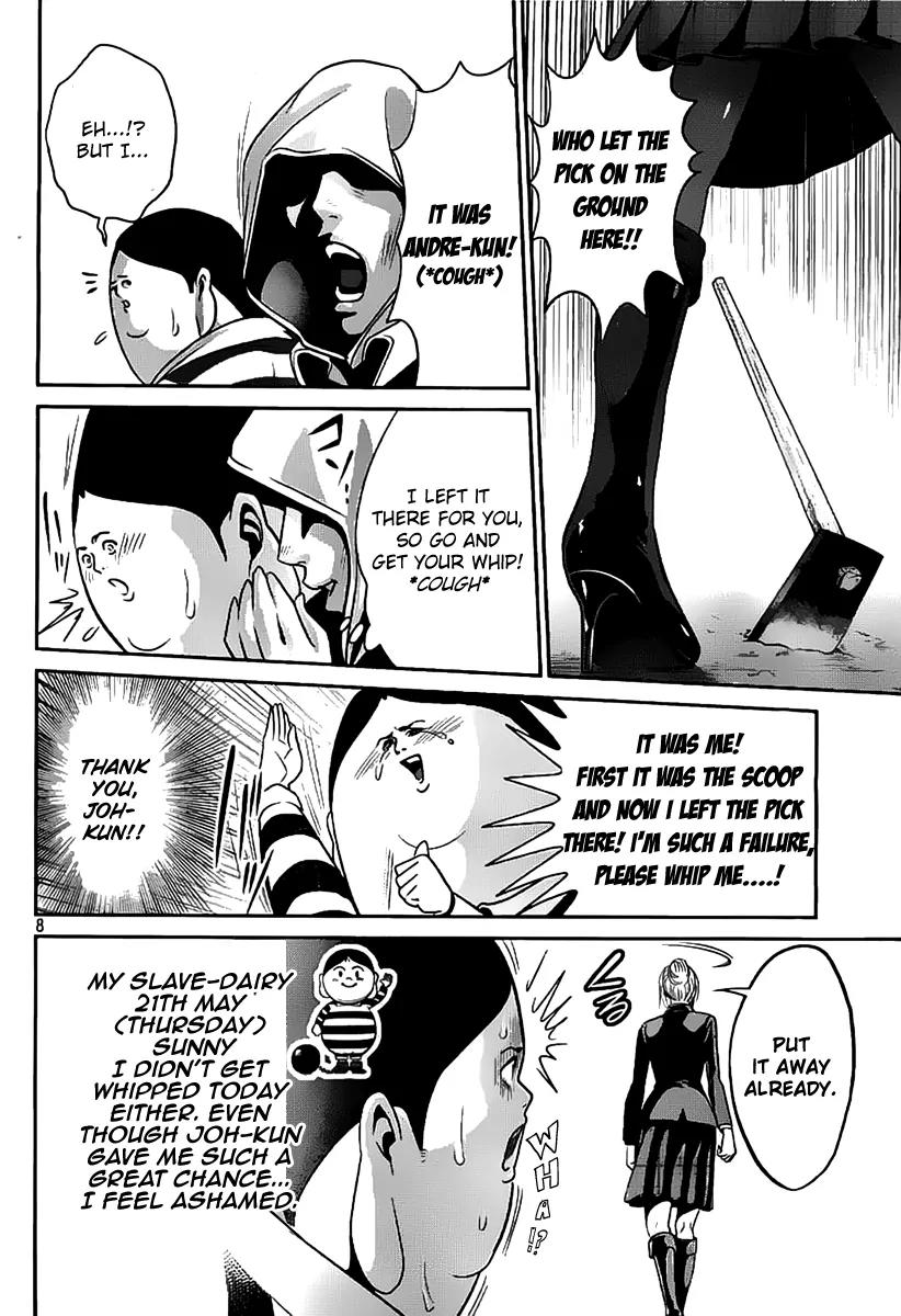Kangoku Gakuen Chapter 47 page 8 - Chapter 47 : My Slave Diary