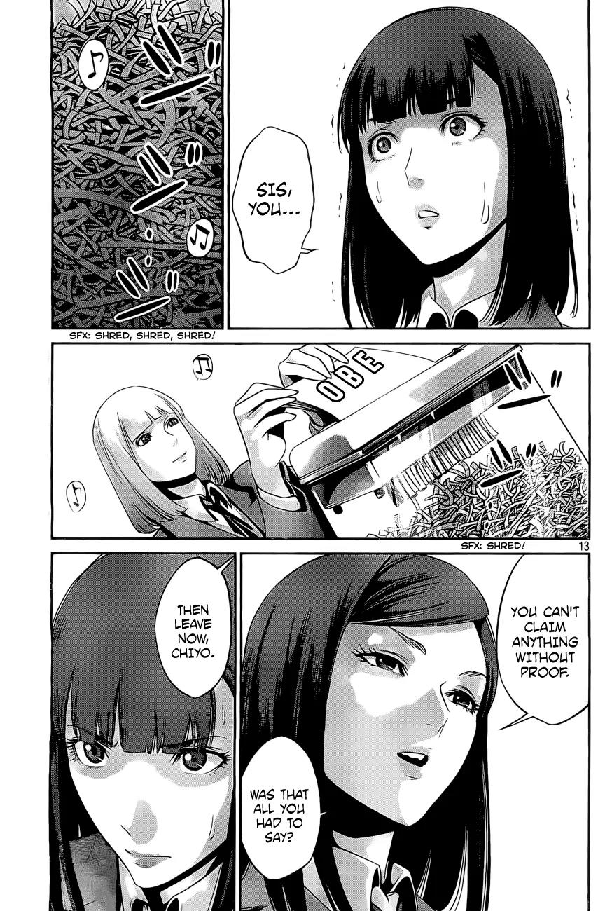 Kangoku Gakuen Chapter 54 page 14 - Chapter 54: Cheers.