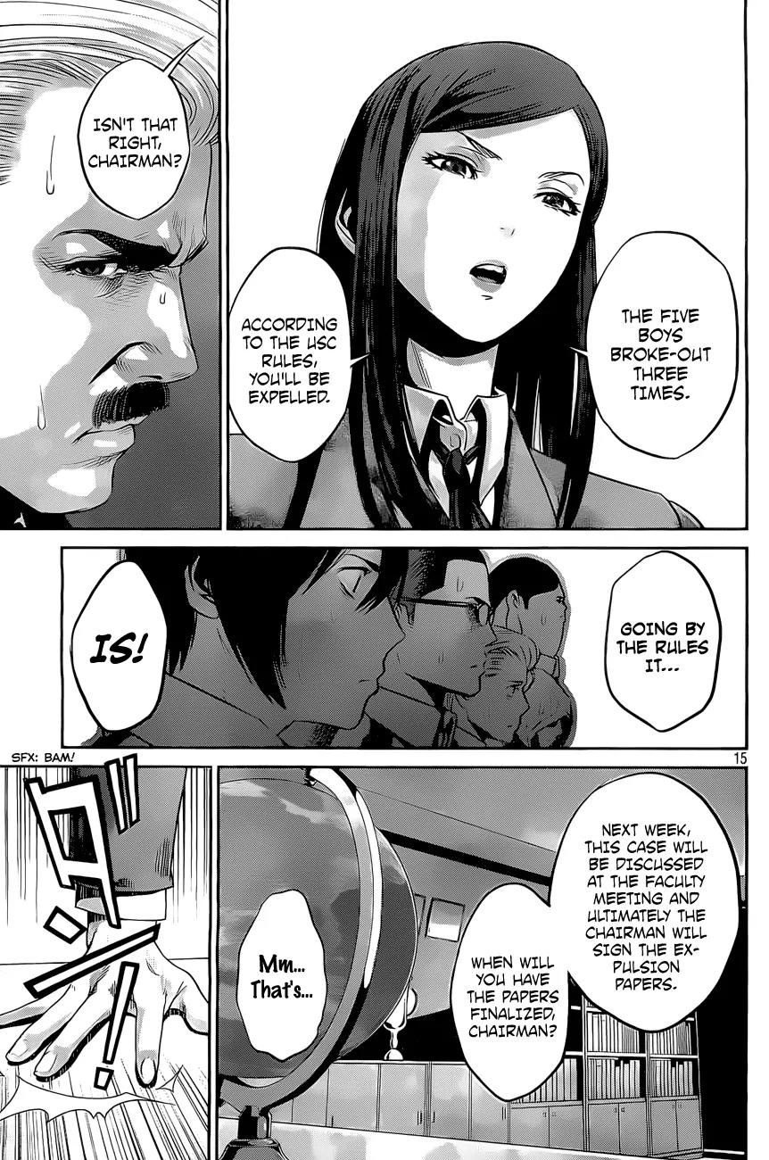 Kangoku Gakuen Chapter 54 page 16 - Chapter 54: Cheers.
