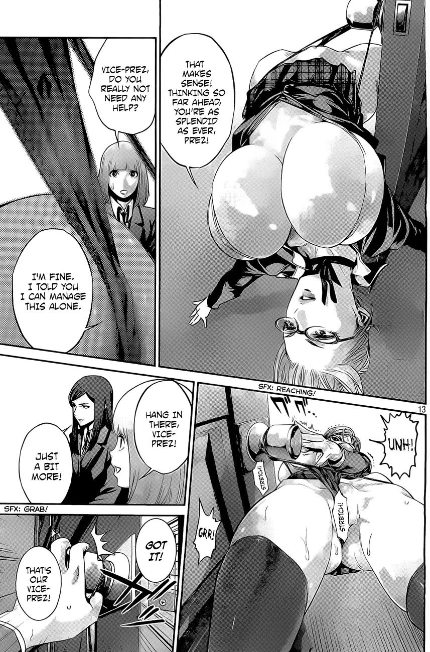 Kangoku Gakuen Chapter 55 page 14 - Chapter 55: The Fall.