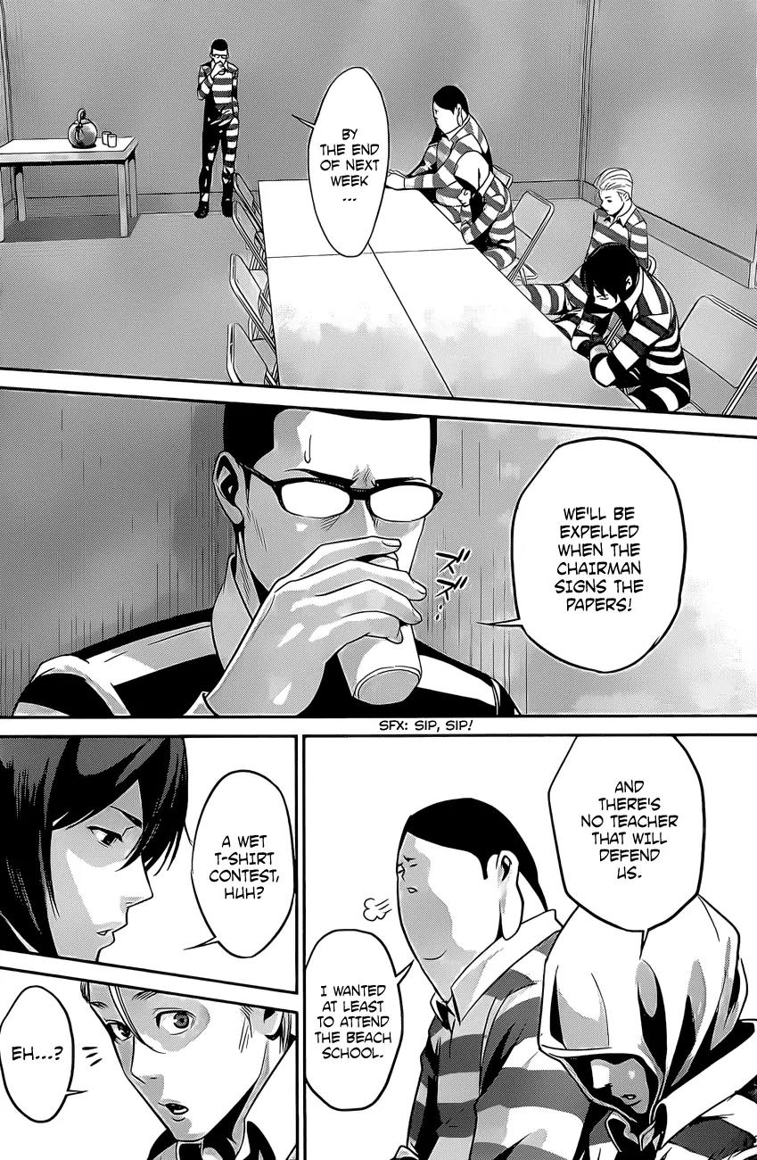 Kangoku Gakuen Chapter 55 page 9 - Chapter 55: The Fall.