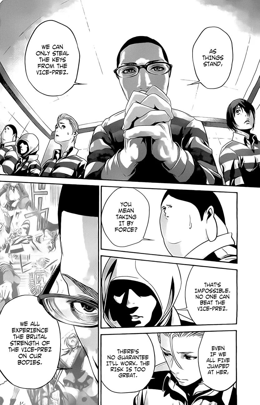 Kangoku Gakuen Chapter 57 page 11 - Chapter 57: Over the top.