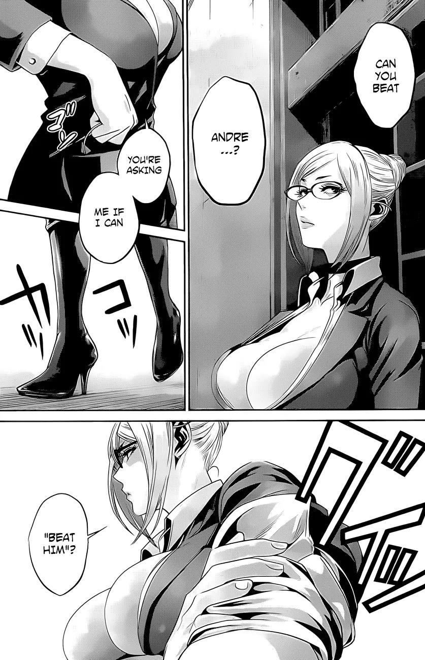 Kangoku Gakuen Chapter 57 page 16 - Chapter 57: Over the top.