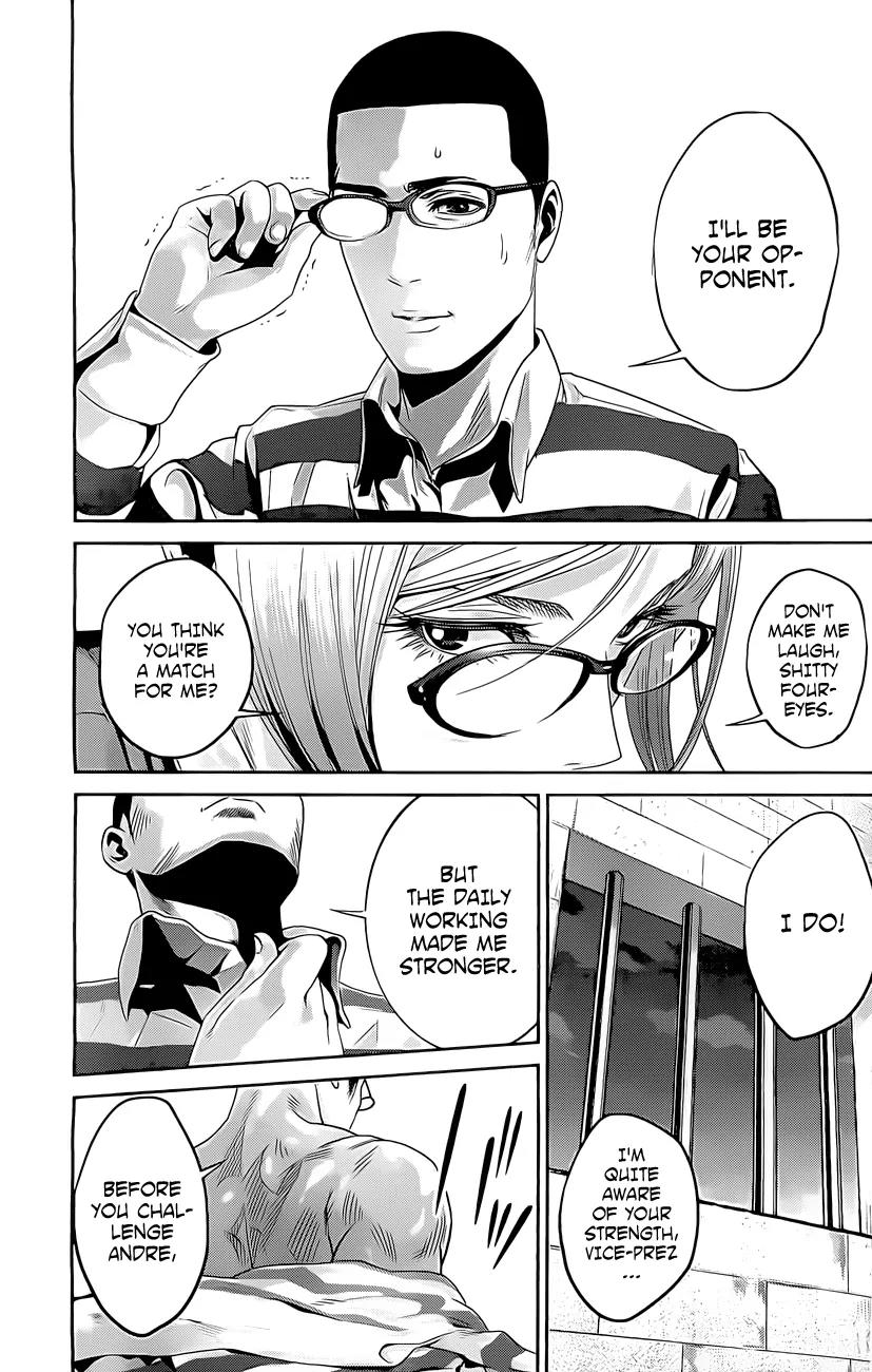 Kangoku Gakuen Chapter 57 page 18 - Chapter 57: Over the top.