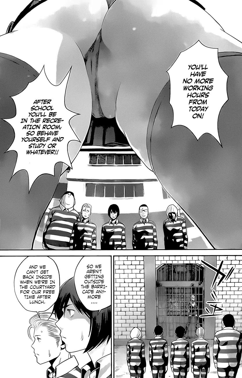 Kangoku Gakuen Chapter 57 page 6 - Chapter 57: Over the top.