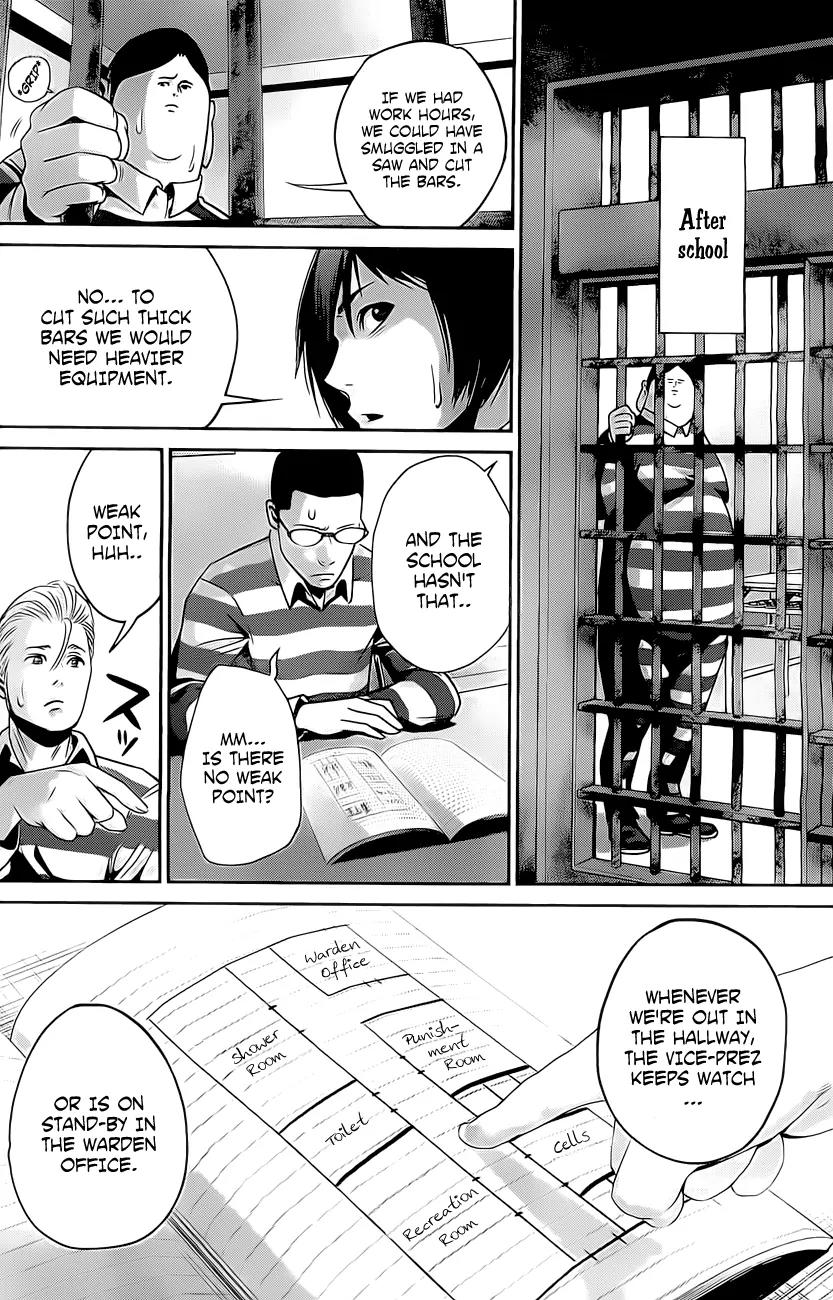 Kangoku Gakuen Chapter 57 page 7 - Chapter 57: Over the top.