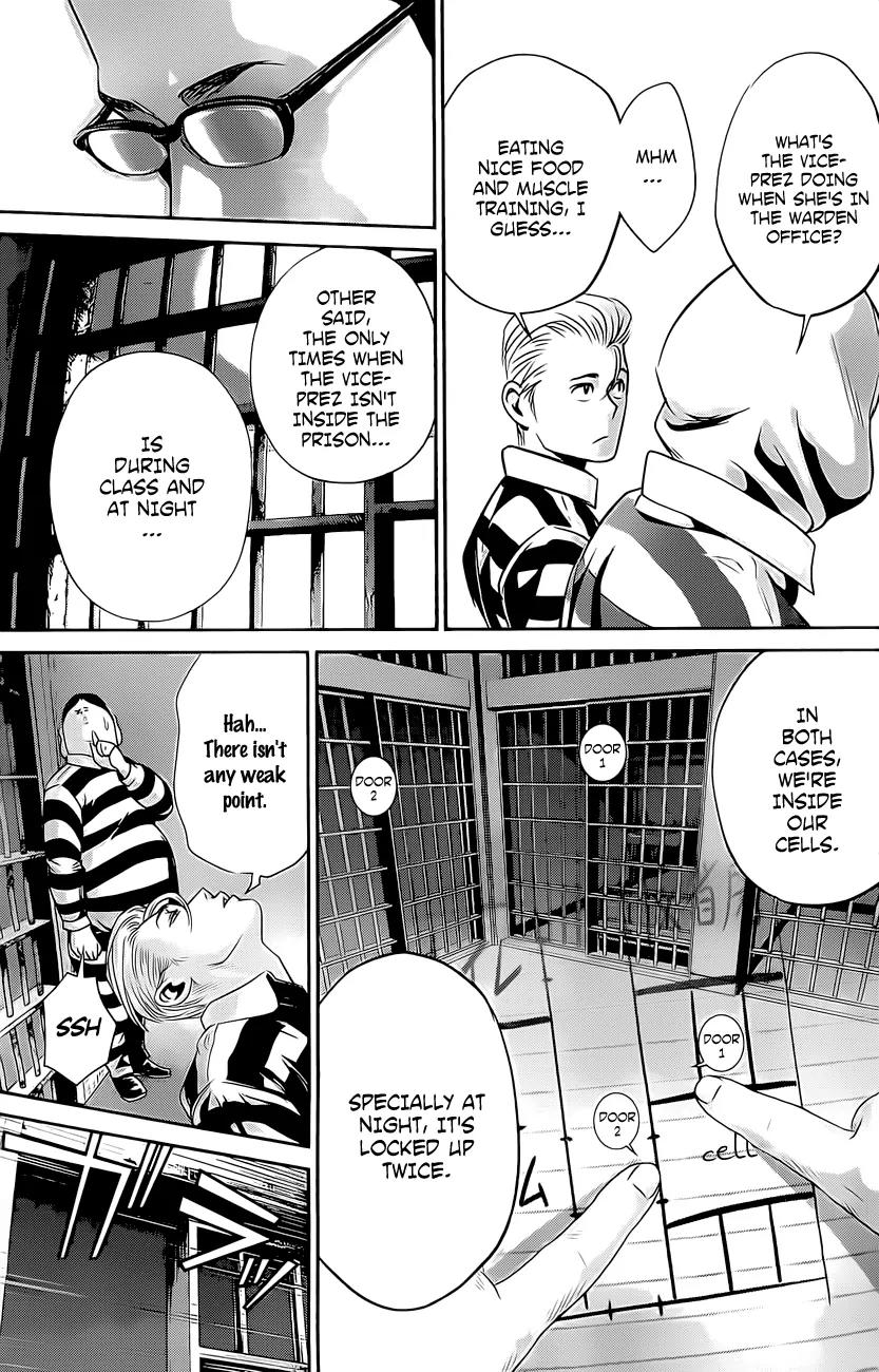 Kangoku Gakuen Chapter 57 page 8 - Chapter 57: Over the top.