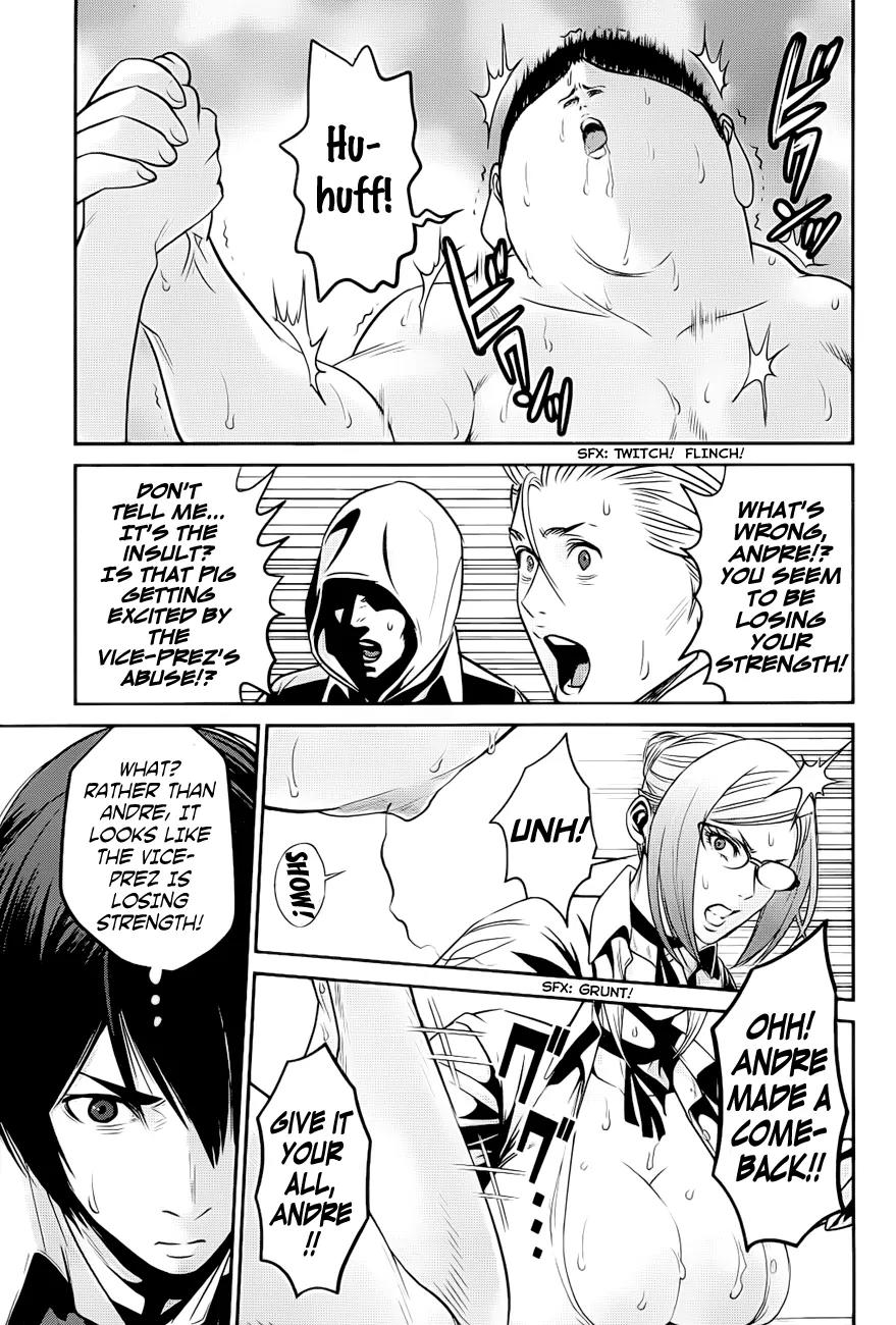 Kangoku Gakuen Chapter 60 page 10 - Chapter 60: Fullmetal - The Evil Hair.
