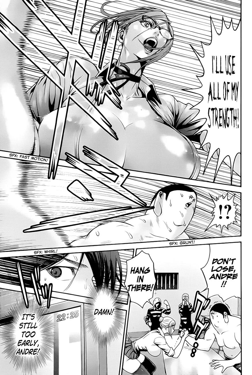Kangoku Gakuen Chapter 60 page 12 - Chapter 60: Fullmetal - The Evil Hair.