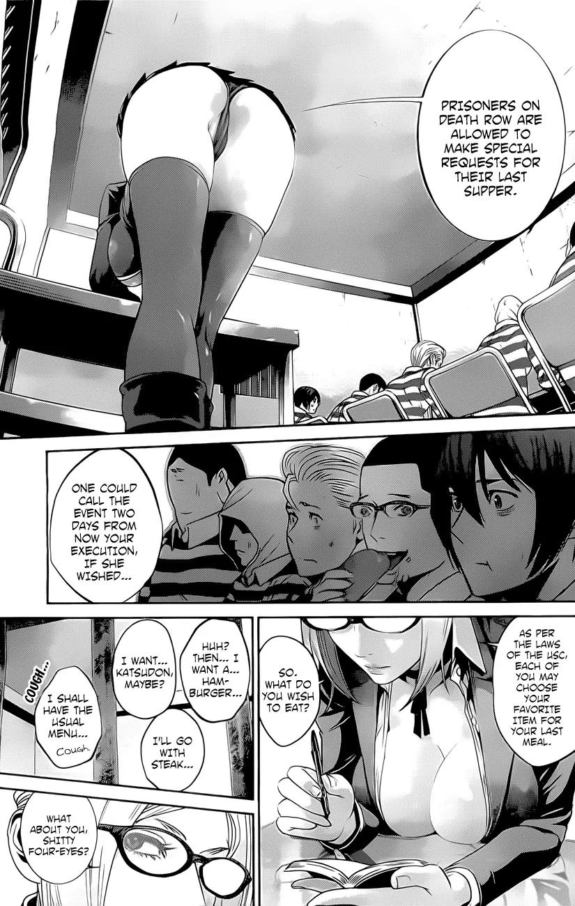 Kangoku Gakuen Chapter 62 page 10 - Chapter 62: The most heartrending letter in all Japan.