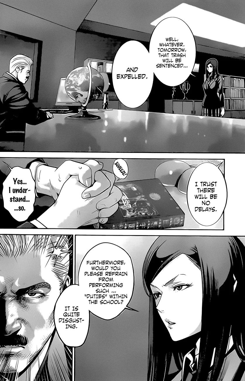 Kangoku Gakuen Chapter 63 page 13 - Chapter 63: The Prisoners' Last Supper.