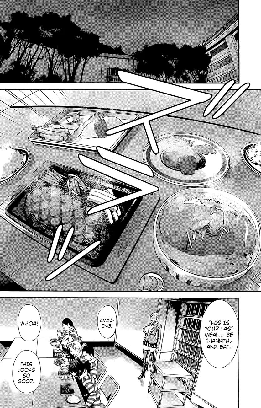 Kangoku Gakuen Chapter 63 page 5 - Chapter 63: The Prisoners' Last Supper.