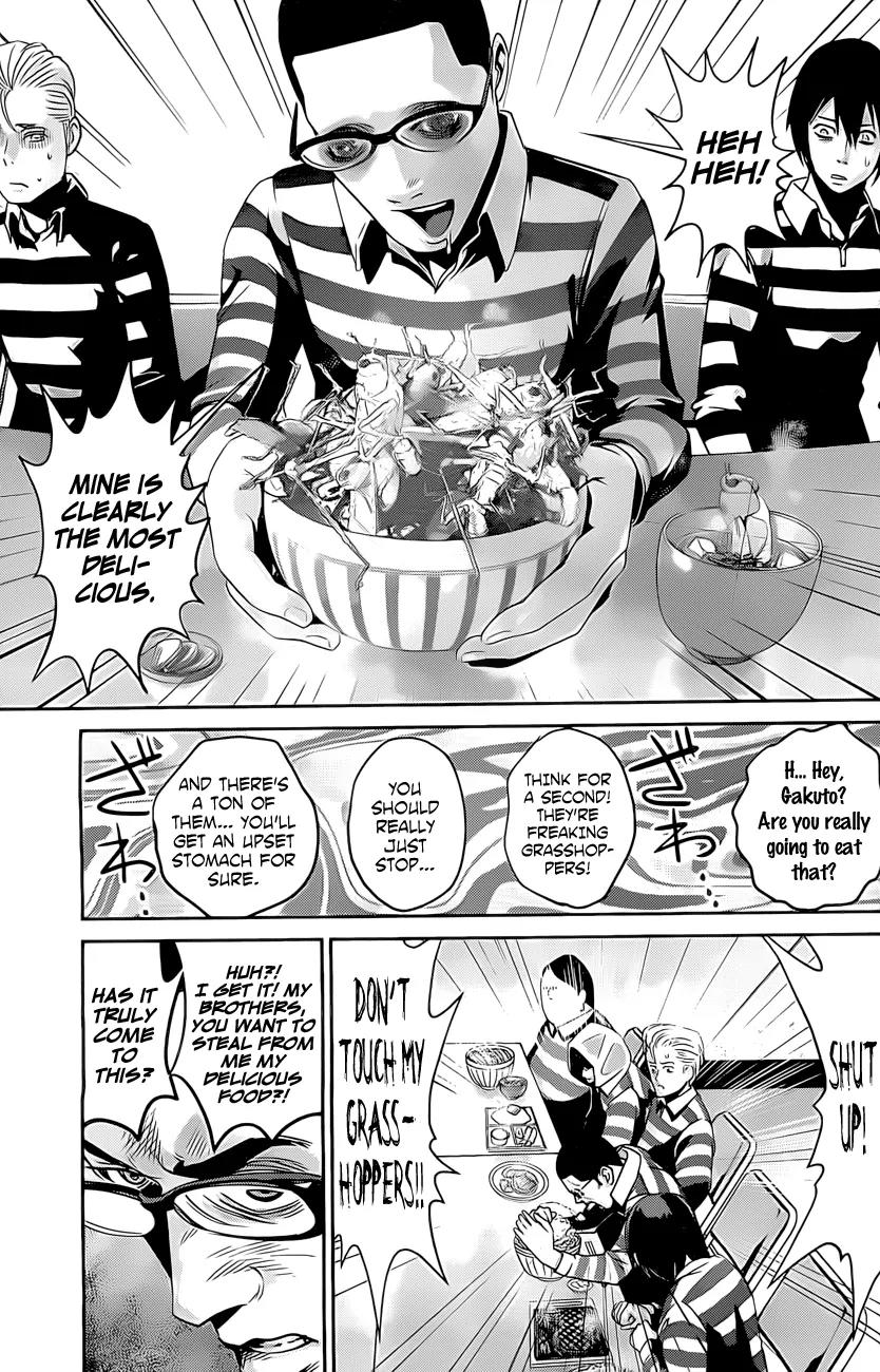 Kangoku Gakuen Chapter 63 page 6 - Chapter 63: The Prisoners' Last Supper.