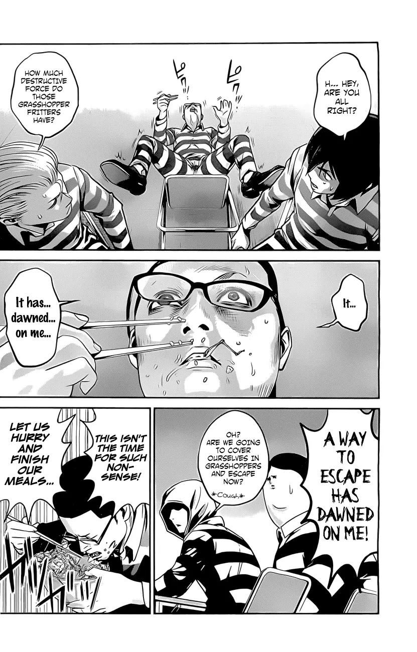 Kangoku Gakuen Chapter 63 page 9 - Chapter 63: The Prisoners' Last Supper.