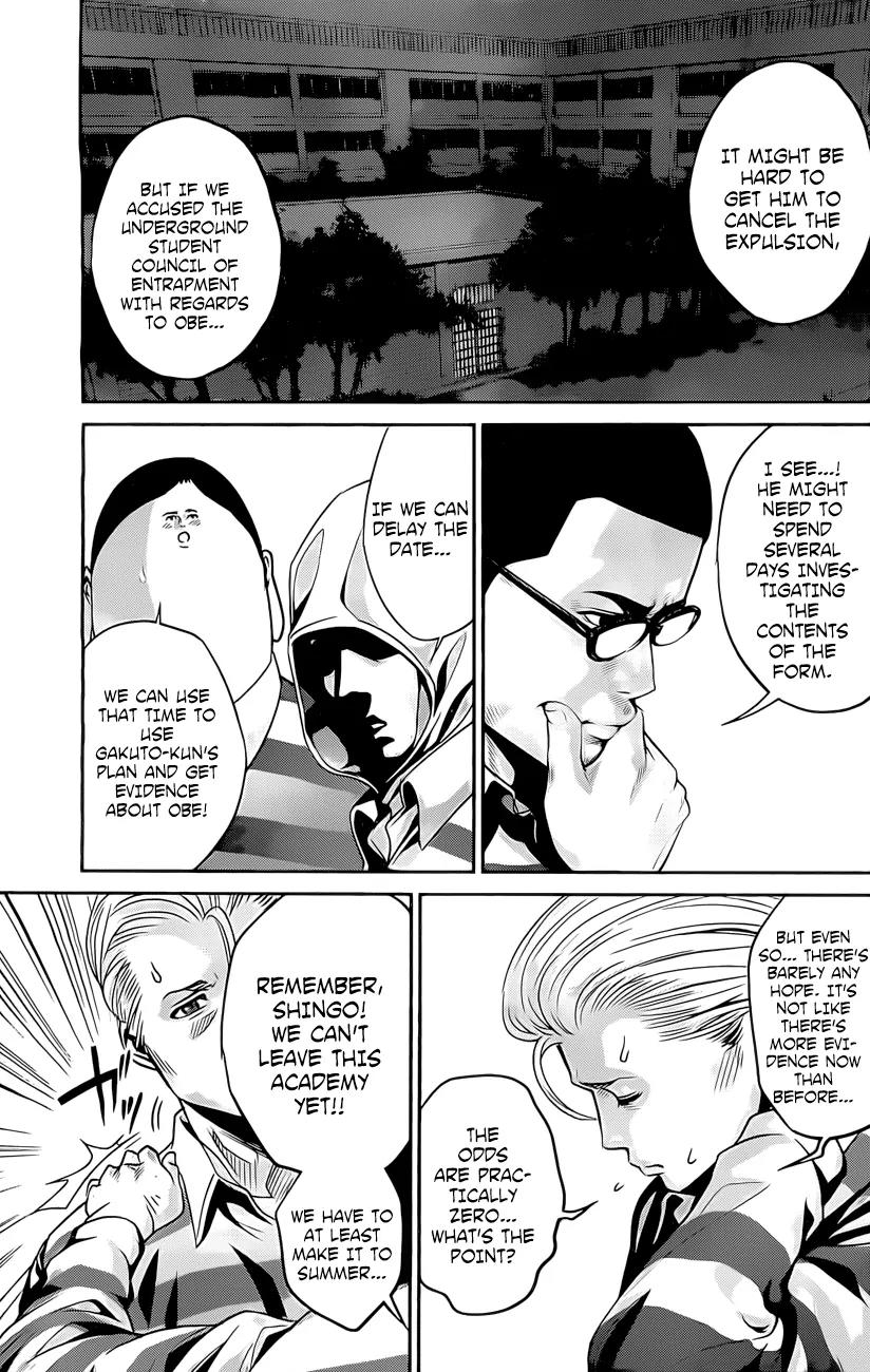 Kangoku Gakuen Chapter 64 page 10 - Chapter 64: Write for tomorrow!