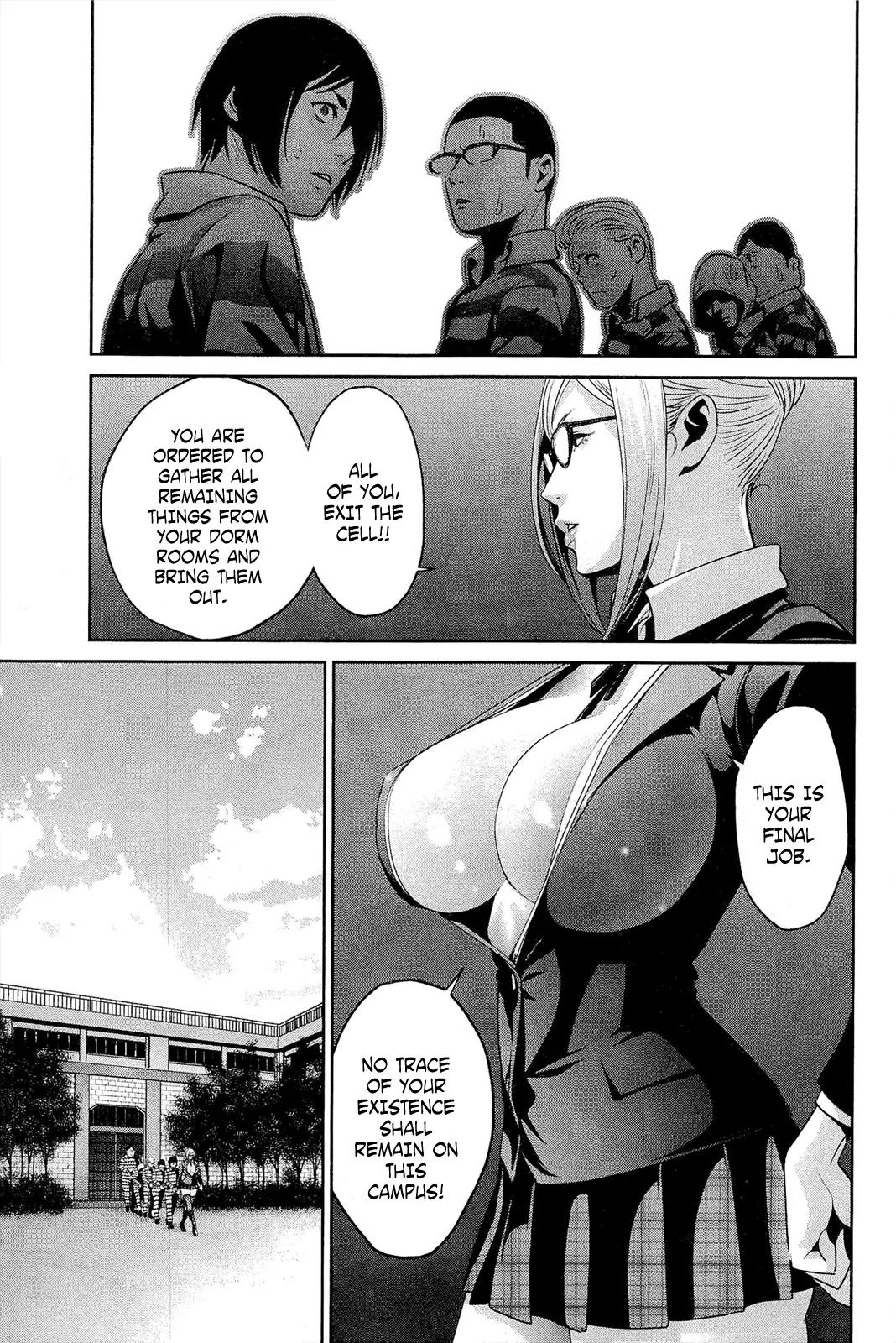Kangoku Gakuen Chapter 65 page 6 - Chapter 65: The Gallows' Melody.