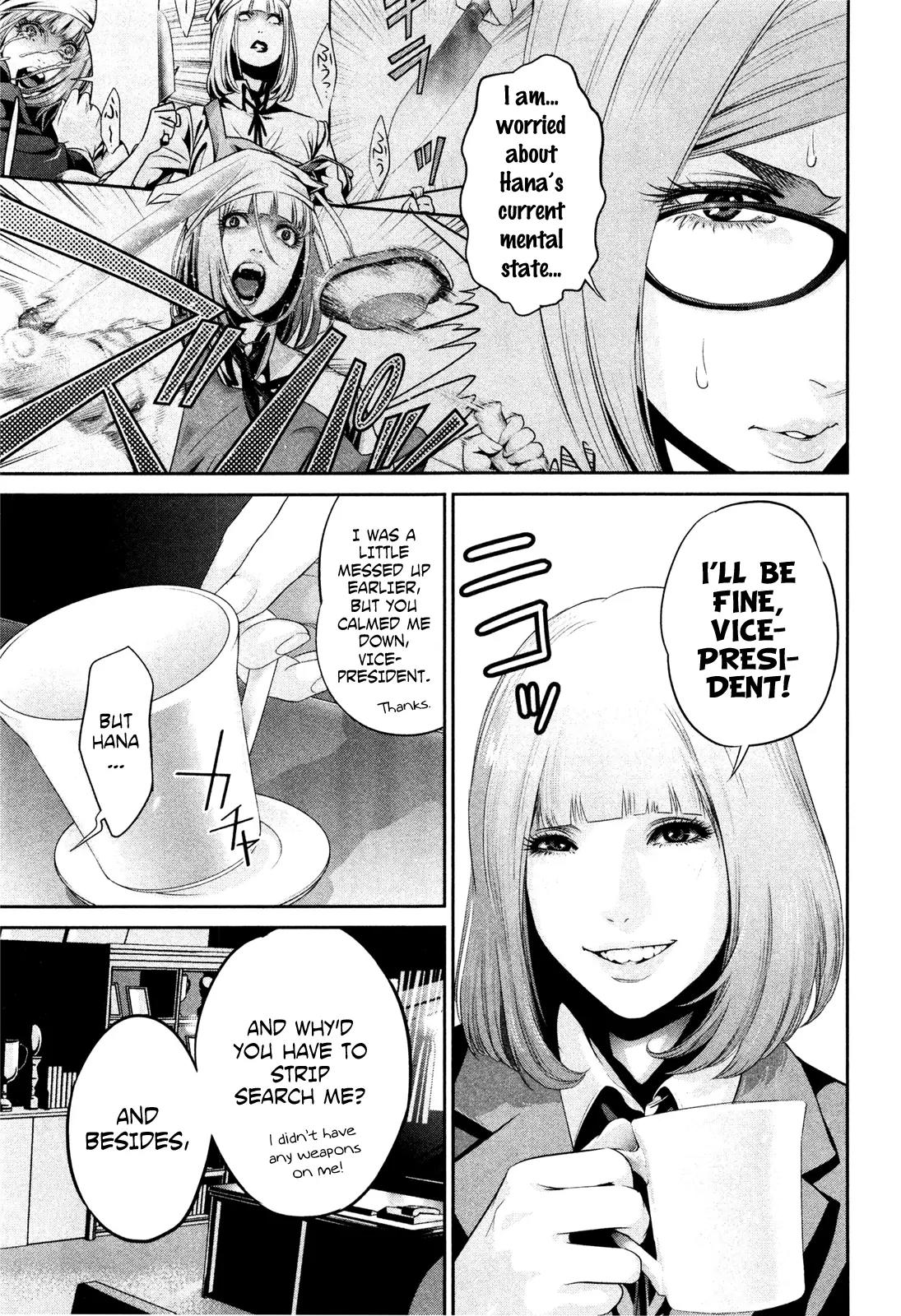 Kangoku Gakuen Chapter 69 page 9 - Chapter 69: Eryngii Brockovich