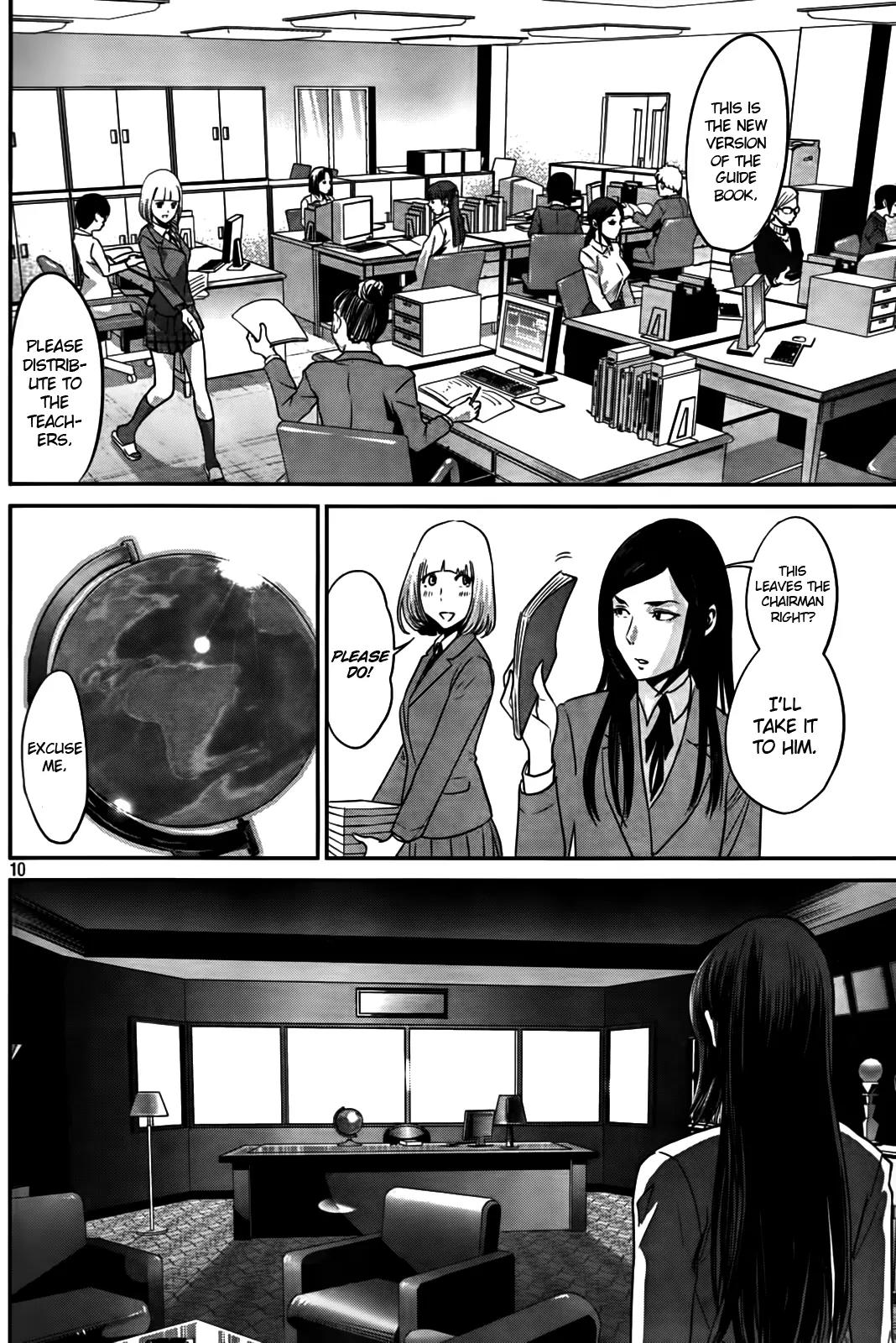 Kangoku Gakuen Chapter 7 page 10 - Chapter 7 : 5 Person of Wasteland