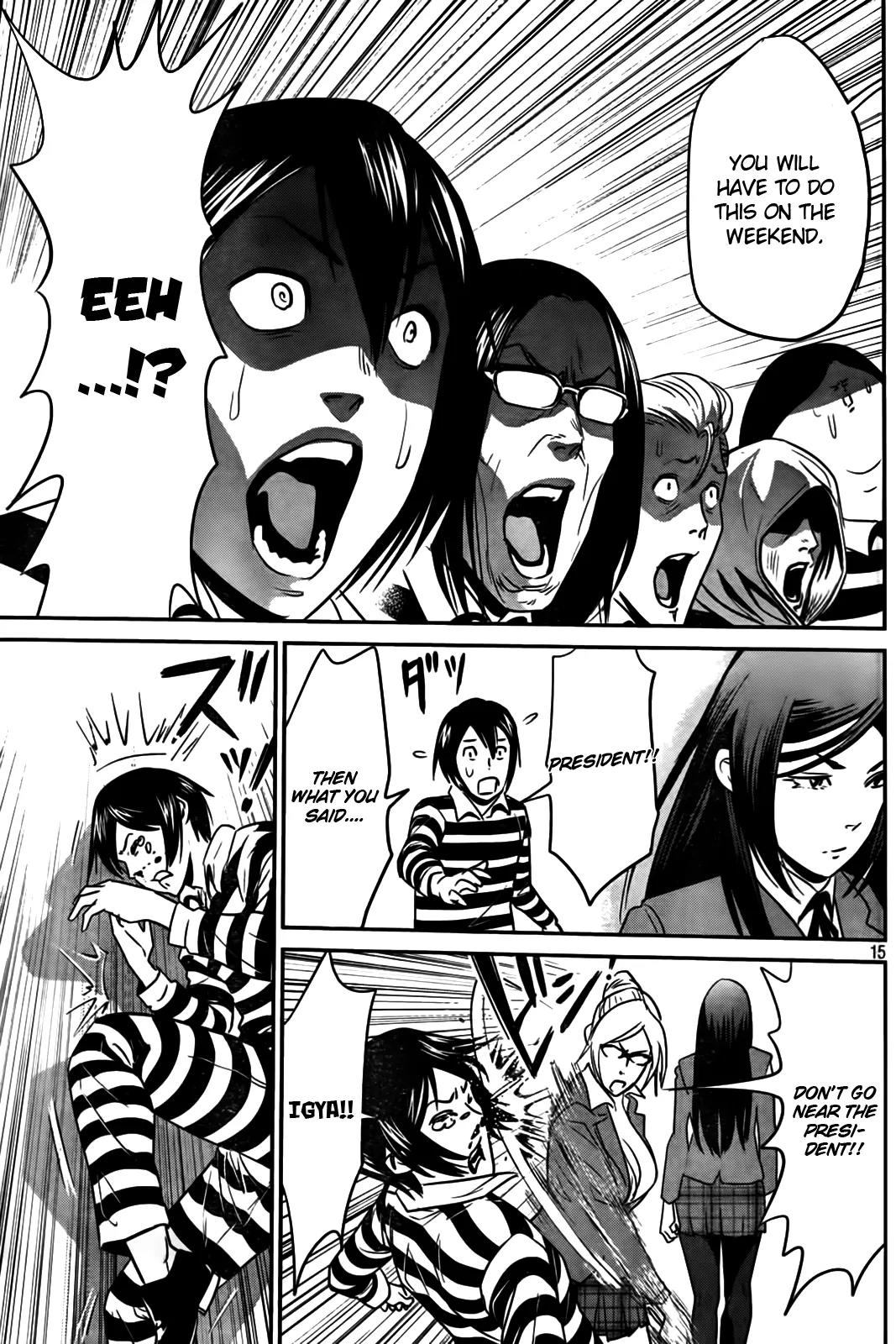 Kangoku Gakuen Chapter 7 page 15 - Chapter 7 : 5 Person of Wasteland