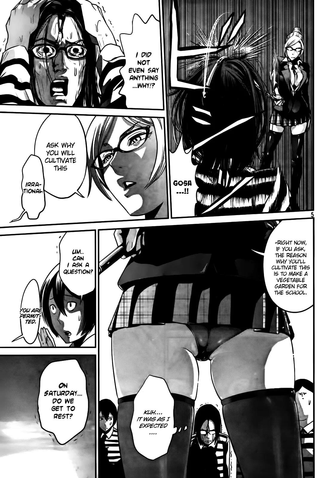 Kangoku Gakuen Chapter 7 page 5 - Chapter 7 : 5 Person of Wasteland