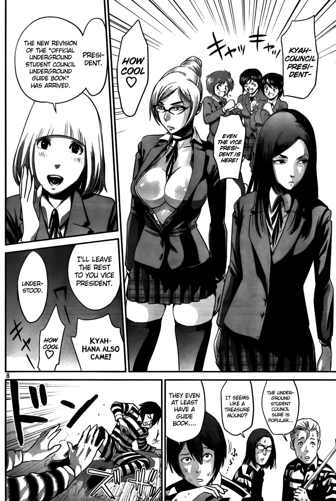 Kangoku Gakuen Chapter 7 page 8 - Chapter 7 : 5 Person of Wasteland
