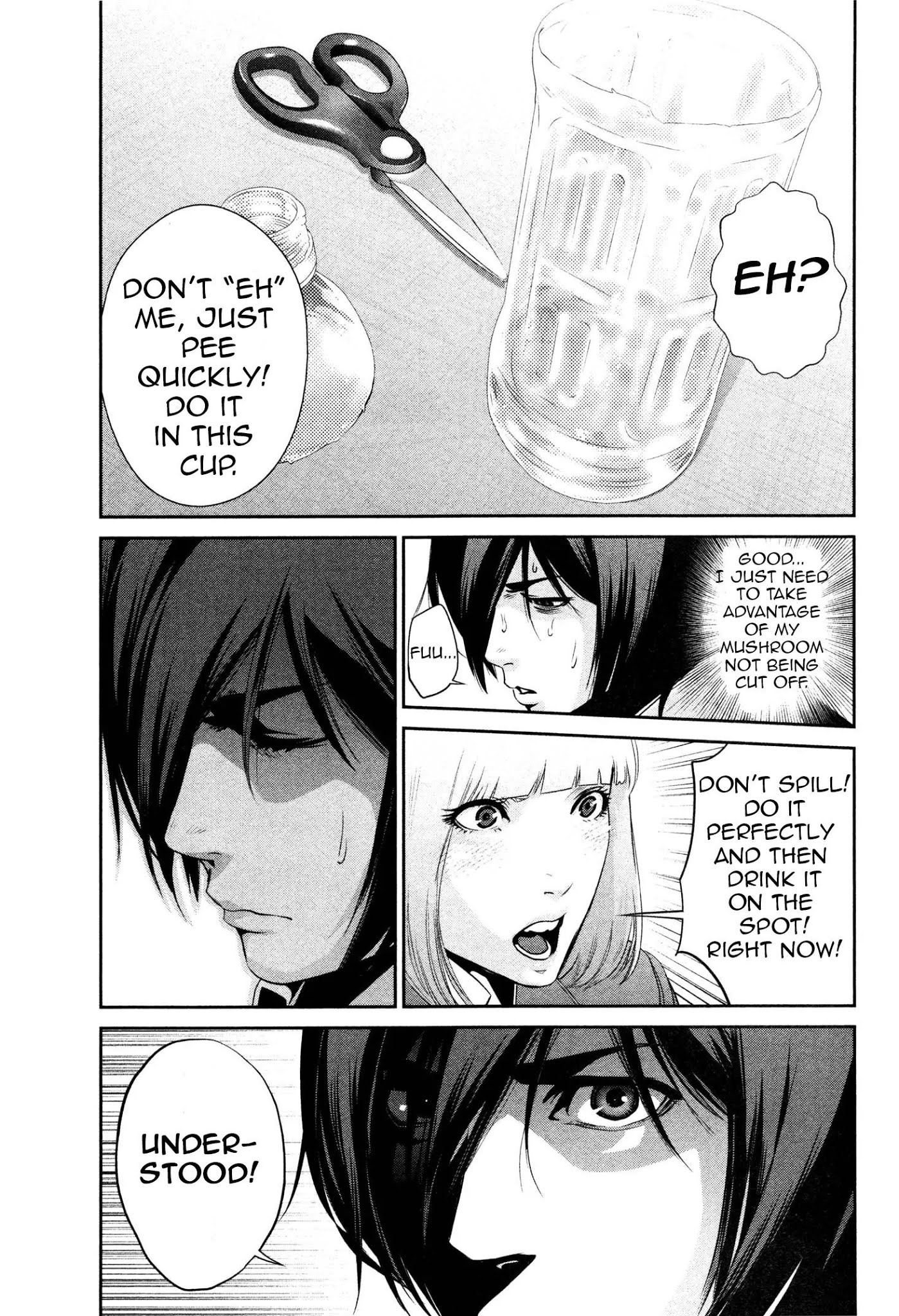Kangoku Gakuen Chapter 72 page 9 - Chapter 72: Scissor Hands