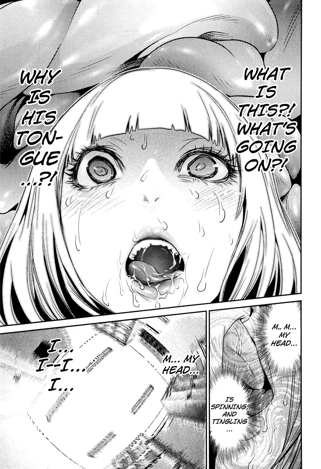 Kangoku Gakuen Chapter 76 page 16 - Chapter 76: Long Kiss Goodnight.