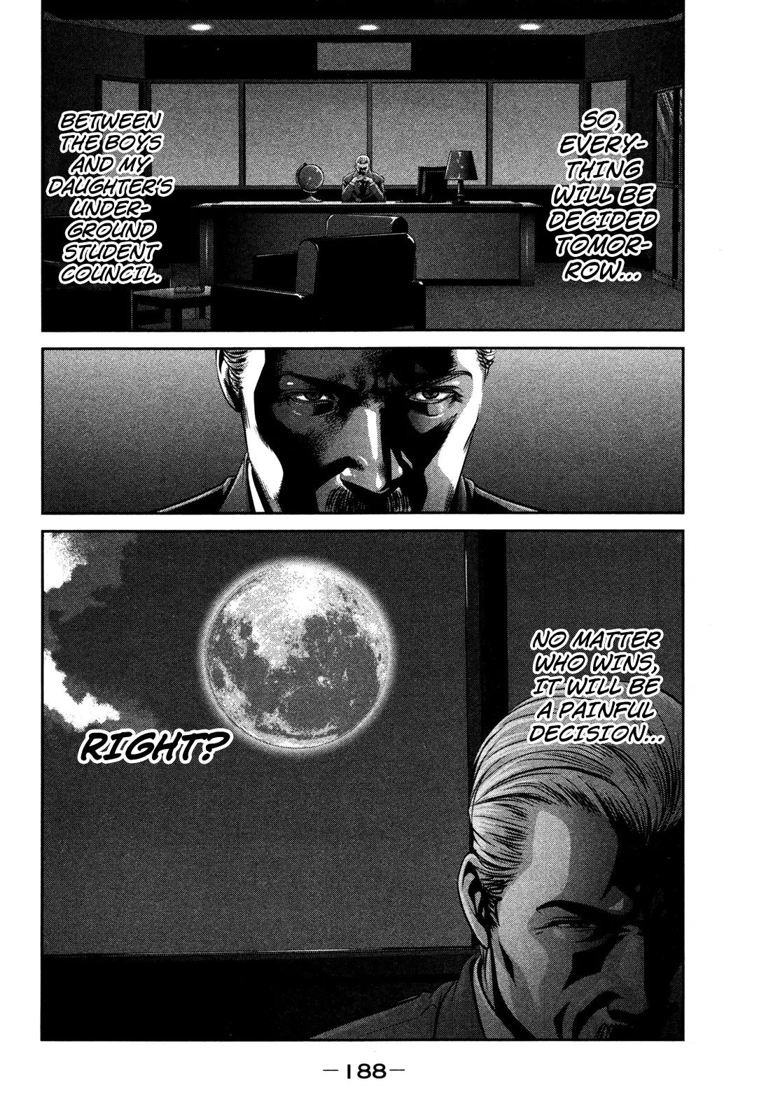 Kangoku Gakuen Chapter 78 page 18 - Chapter 78: On a night when the moon shines.