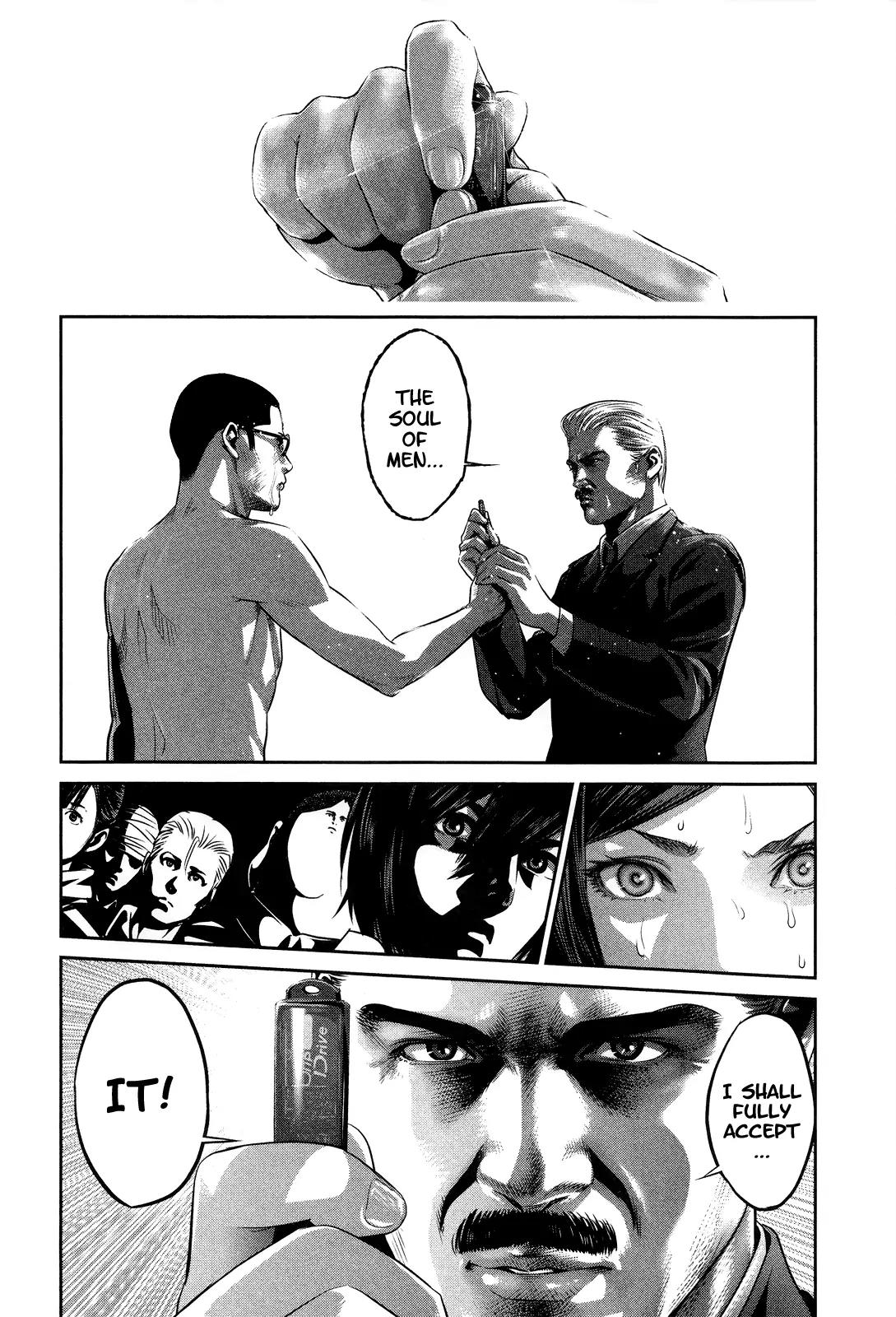 Kangoku Gakuen Chapter 80 page 19 - Chapter 80: The Man in Only Briefs