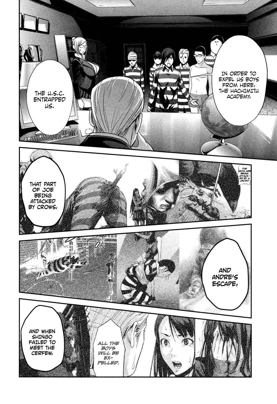 Kangoku Gakuen Chapter 80 page 9 - Chapter 80: The Man in Only Briefs