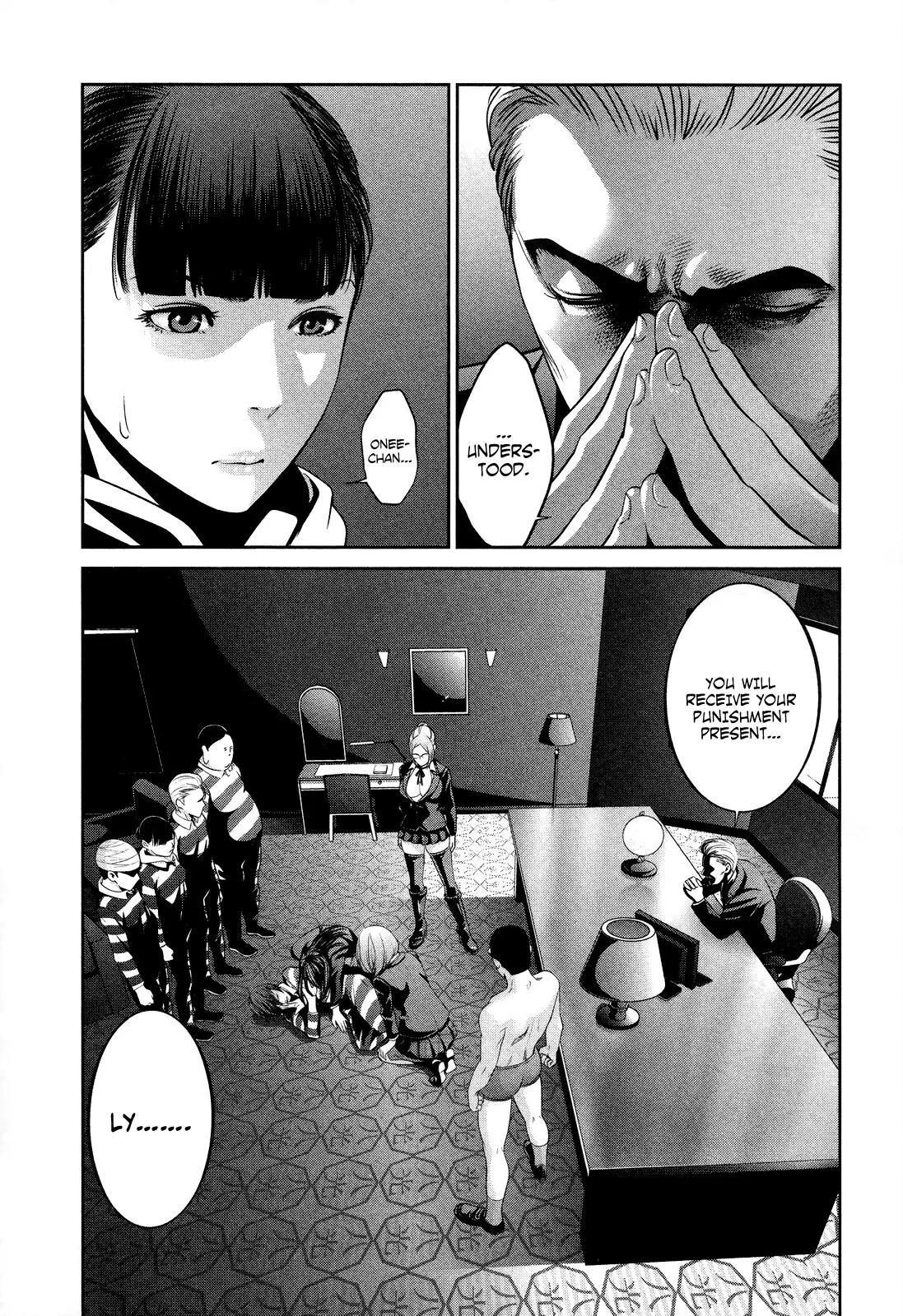 Kangoku Gakuen Chapter 81 page 14 - Chapter 81: Violence and Jailbreak