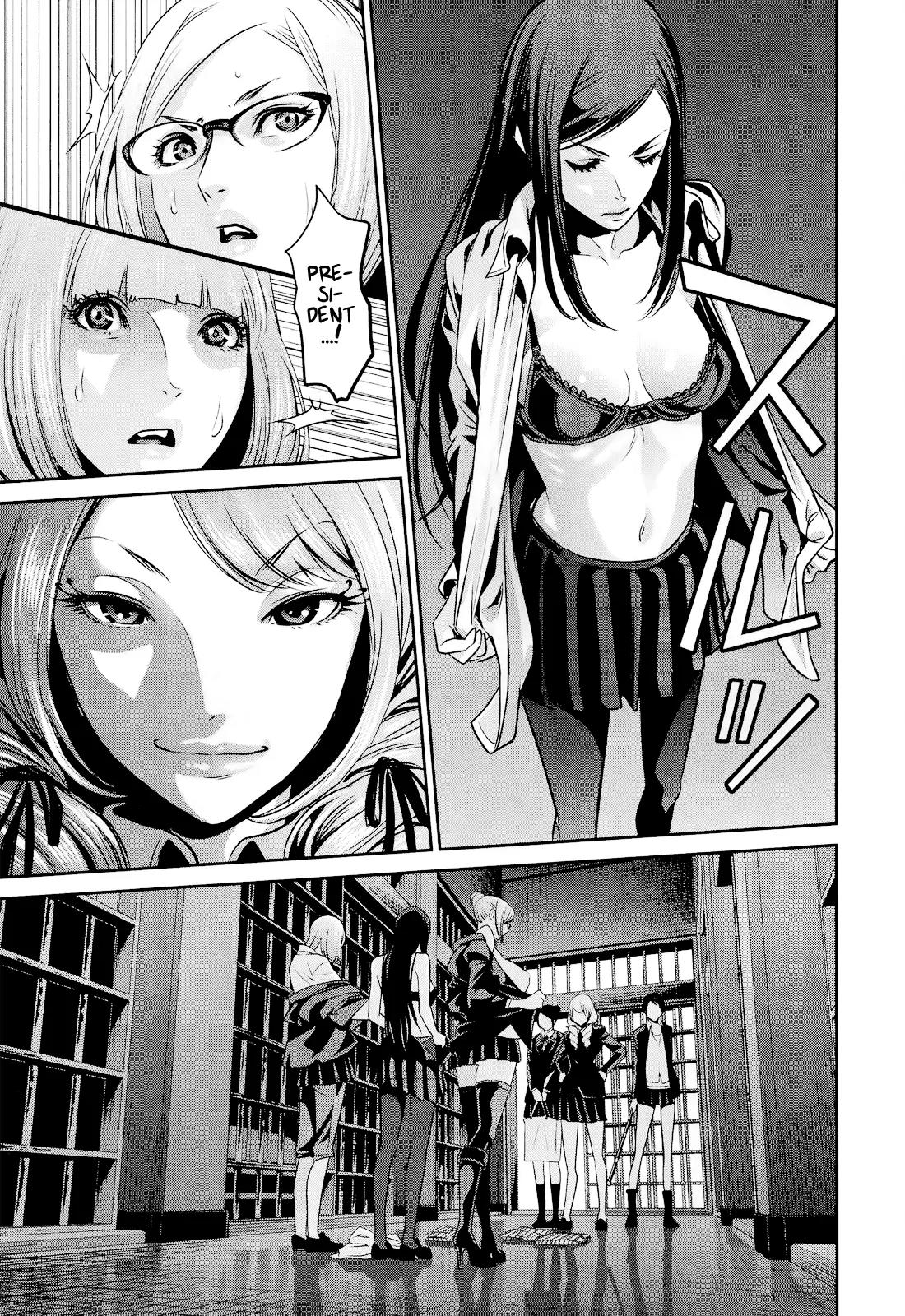 Kangoku Gakuen Chapter 89 page 10 - Chapter 89: The Prisoner's Premonition