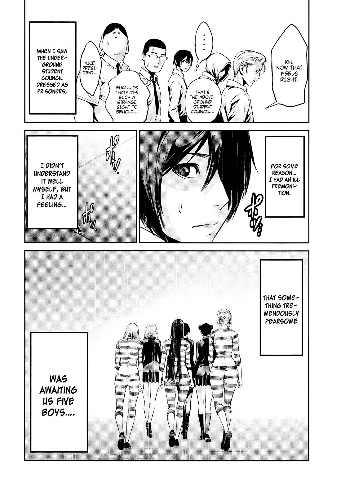 Kangoku Gakuen Chapter 89 page 21 - Chapter 89: The Prisoner's Premonition