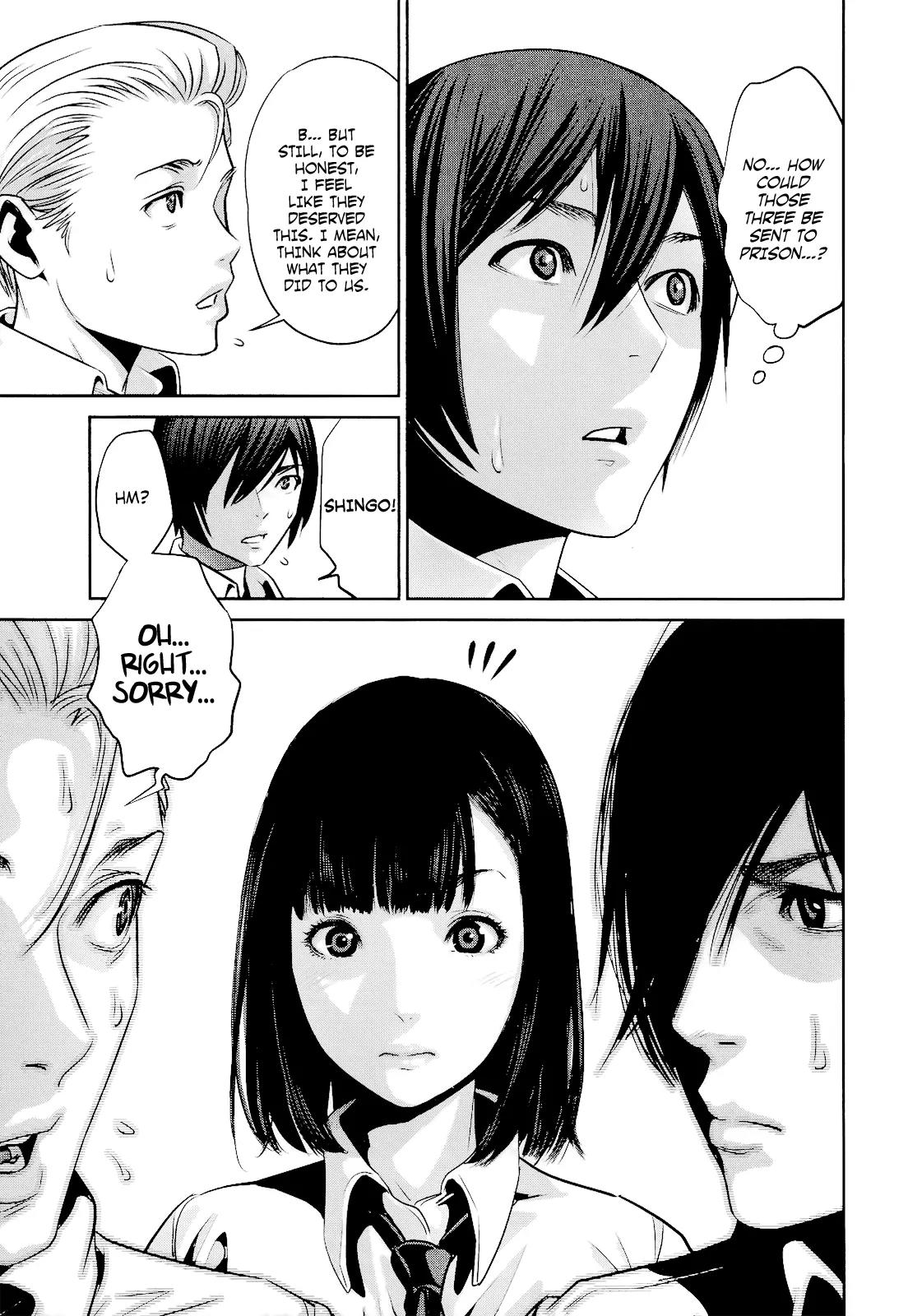 Kangoku Gakuen Chapter 89 page 6 - Chapter 89: The Prisoner's Premonition