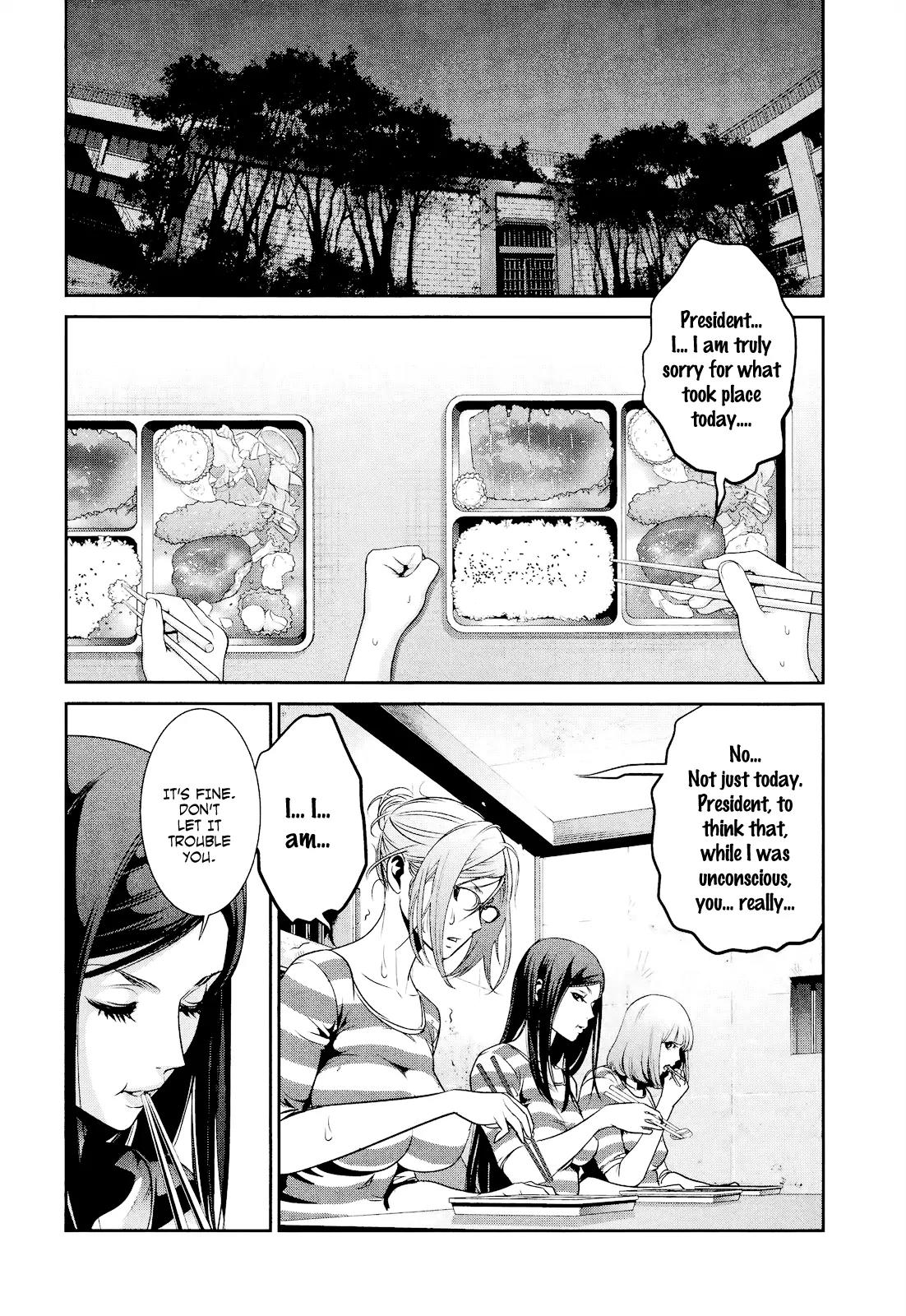Kangoku Gakuen Chapter 91 page 15 - Chapter 91: I Can Hear the Song of the Student Council President