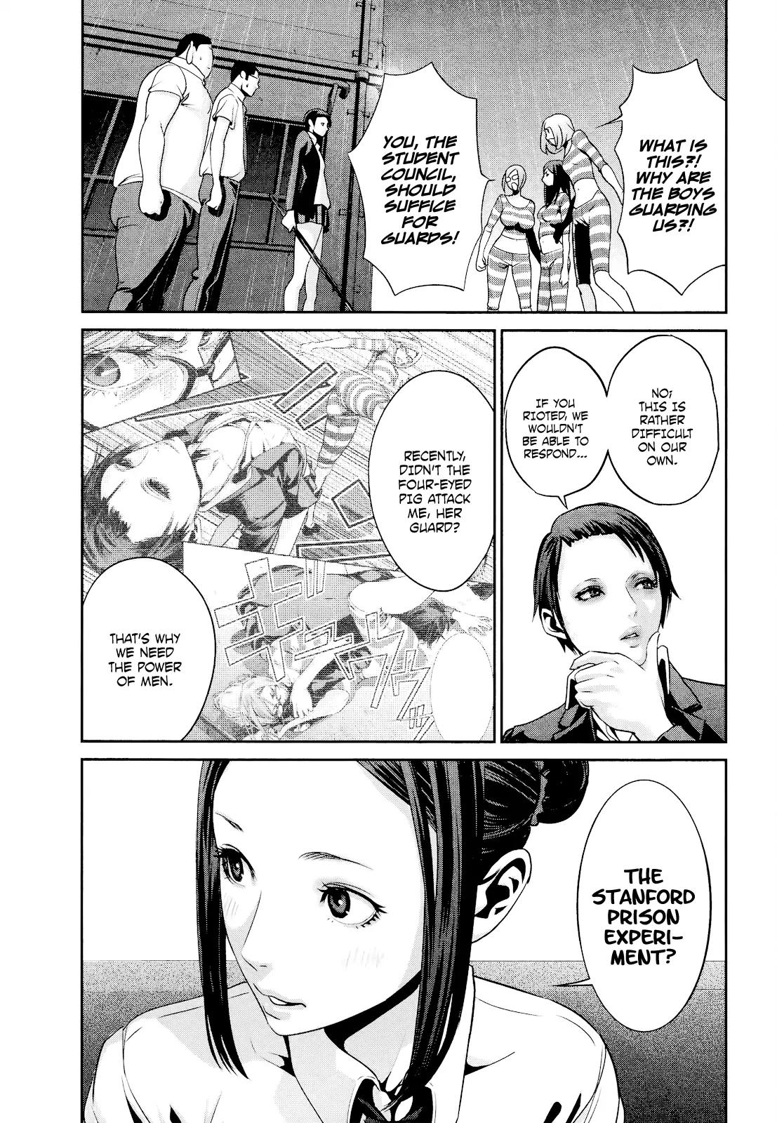 Kangoku Gakuen Chapter 92 page 4 - Chapter 92: Shall We Guard?